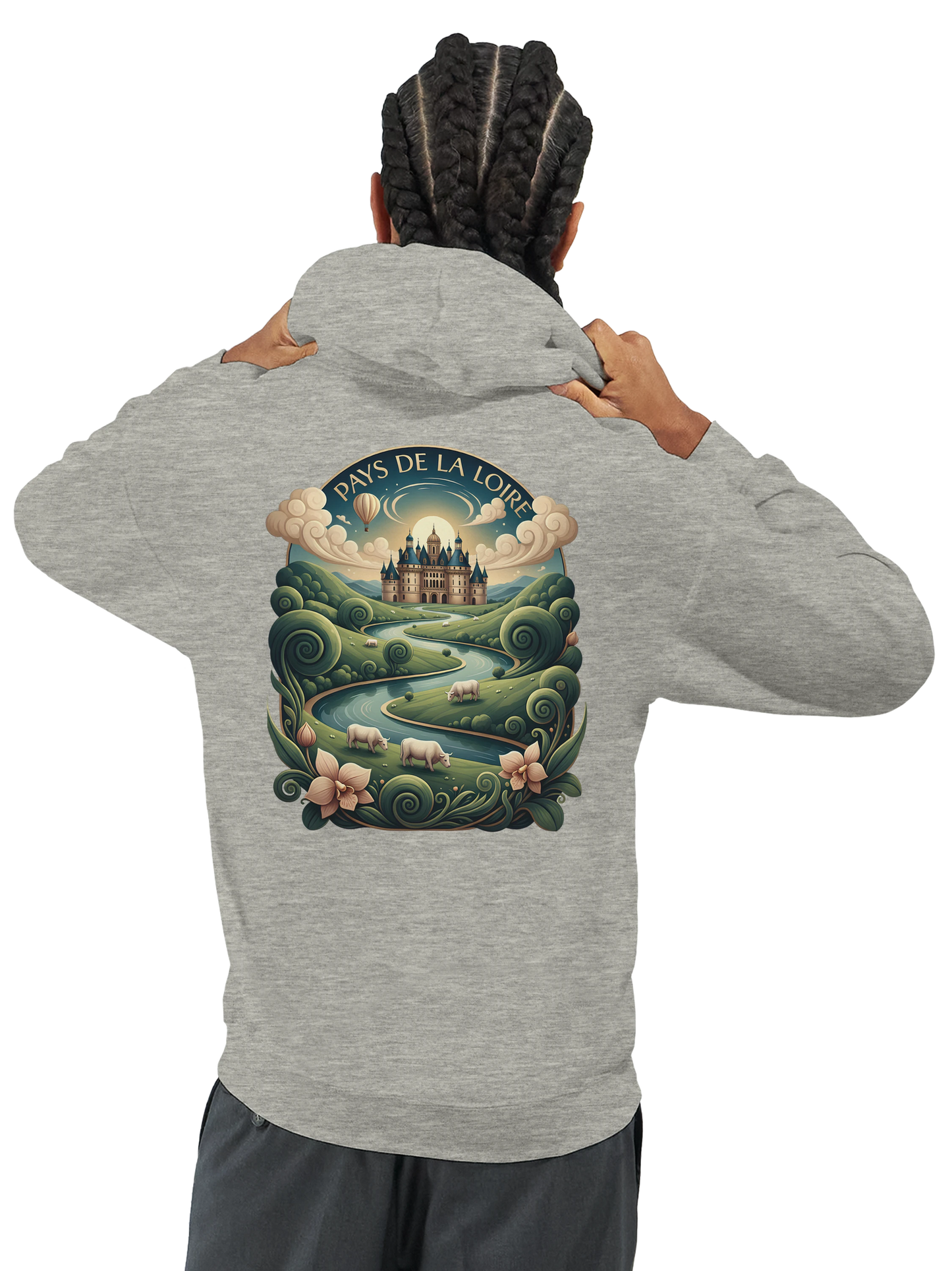 Sweat à capuche unisexe Pays de la Loire - Confort Premium