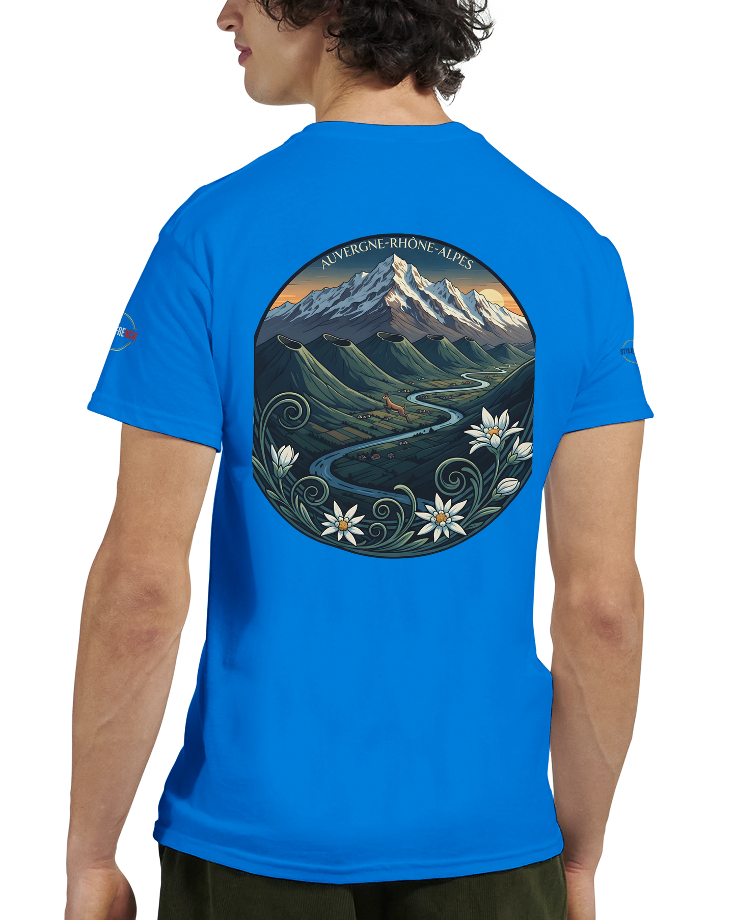 T-Shirt  Auvergne -Rhône -Alpes – Coupe Confortable et Durable