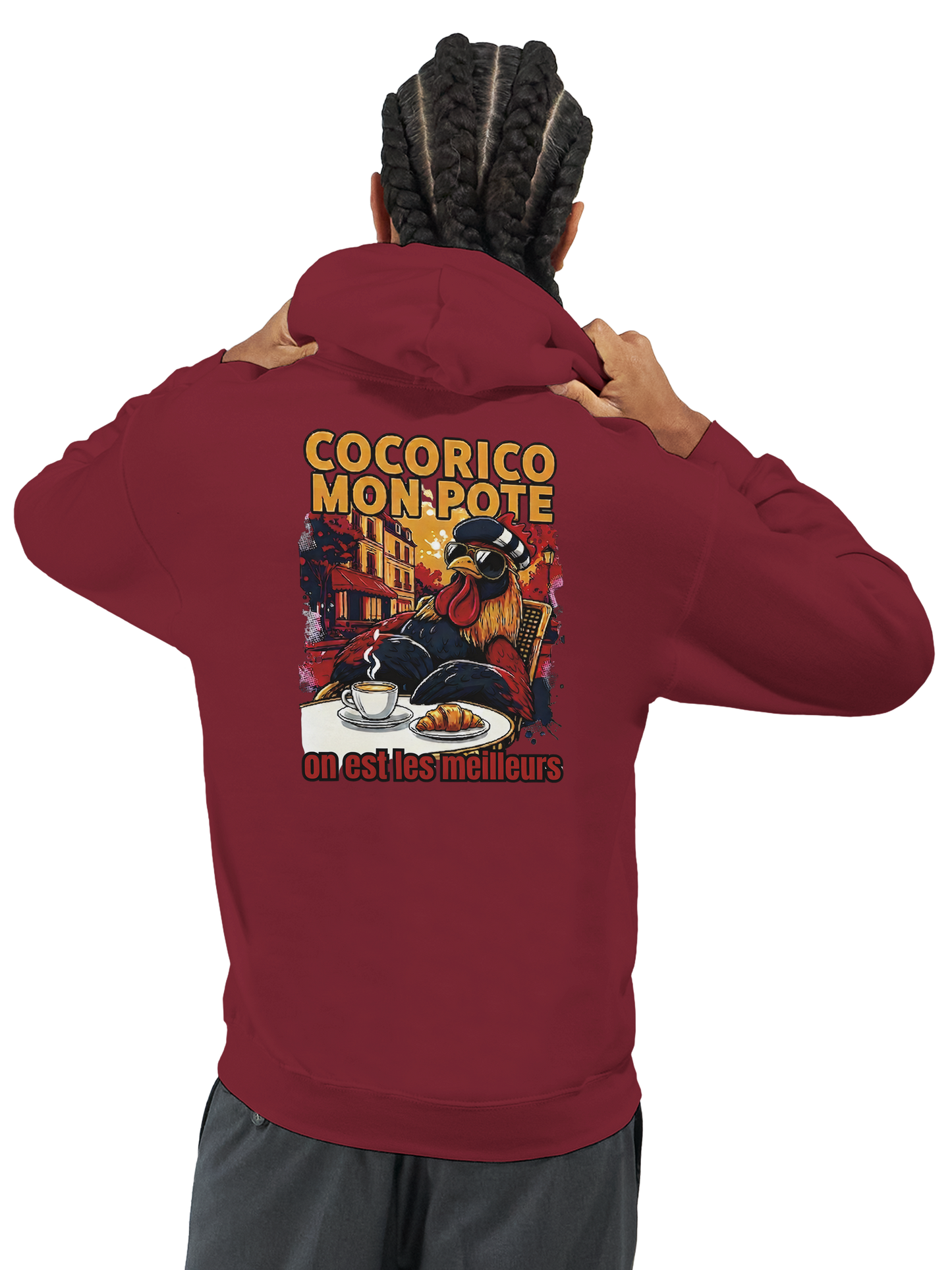 Sweat à Capuche homme on est les meilleurs