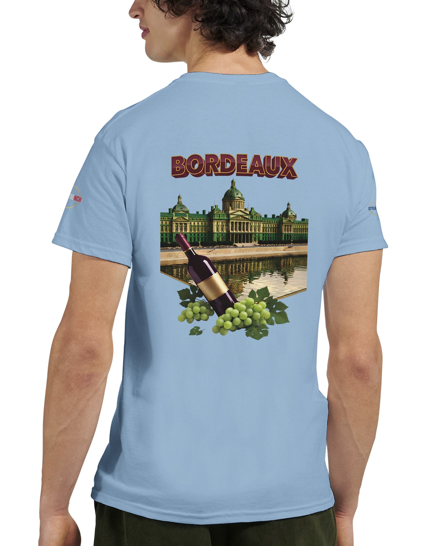 T-shirt Unisexe Bordeaux Ville de France – Coton Épais Premium