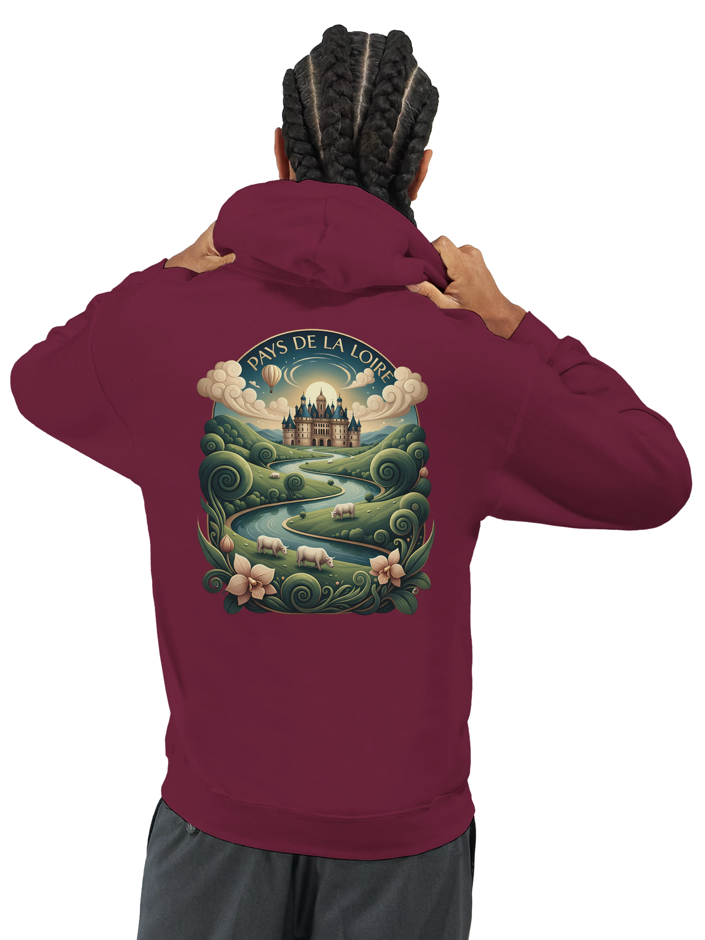 Sweat à capuche unisexe Pays de la Loire - Confort Premium