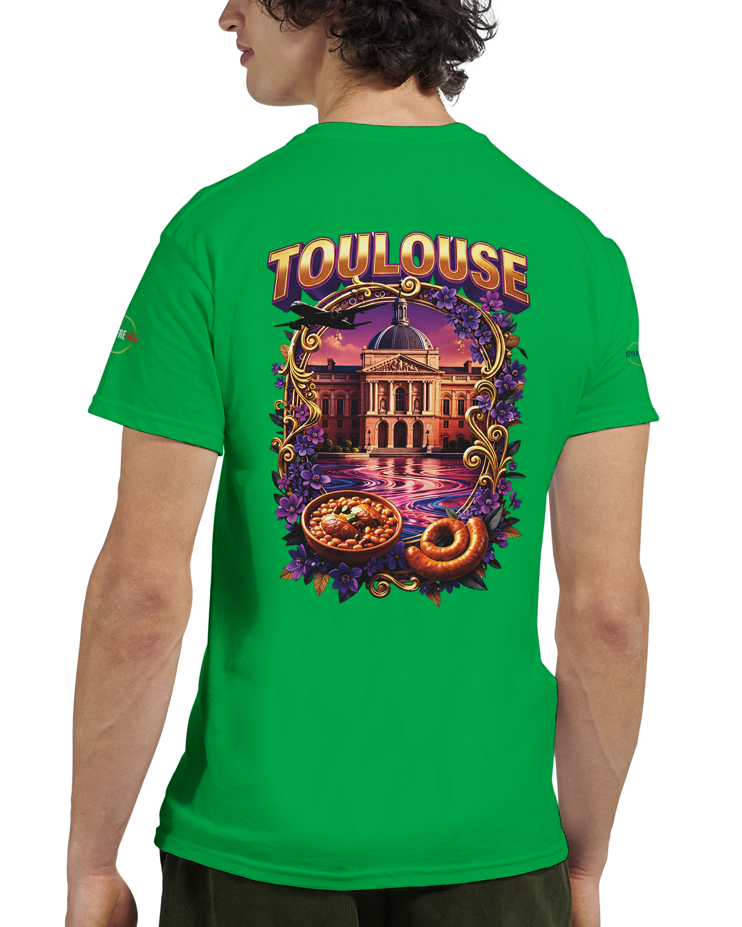 T-Shirt Unisexe Toulouse France – T-Shirt en Coton Premium à Coupe Classique