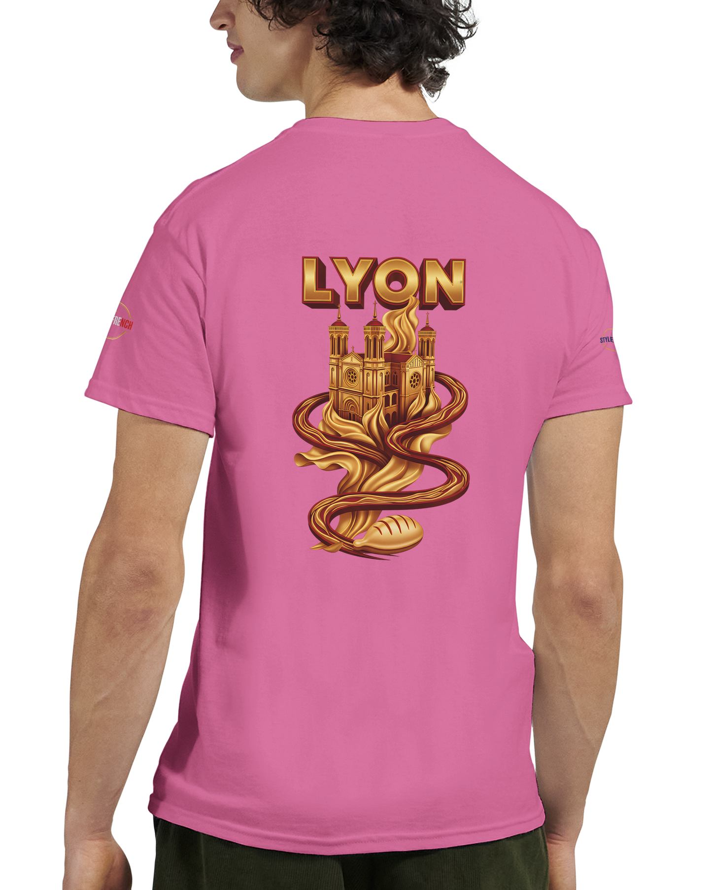 T-Shirt Unisexe Lyon - Design Ville de France - 100% Coton