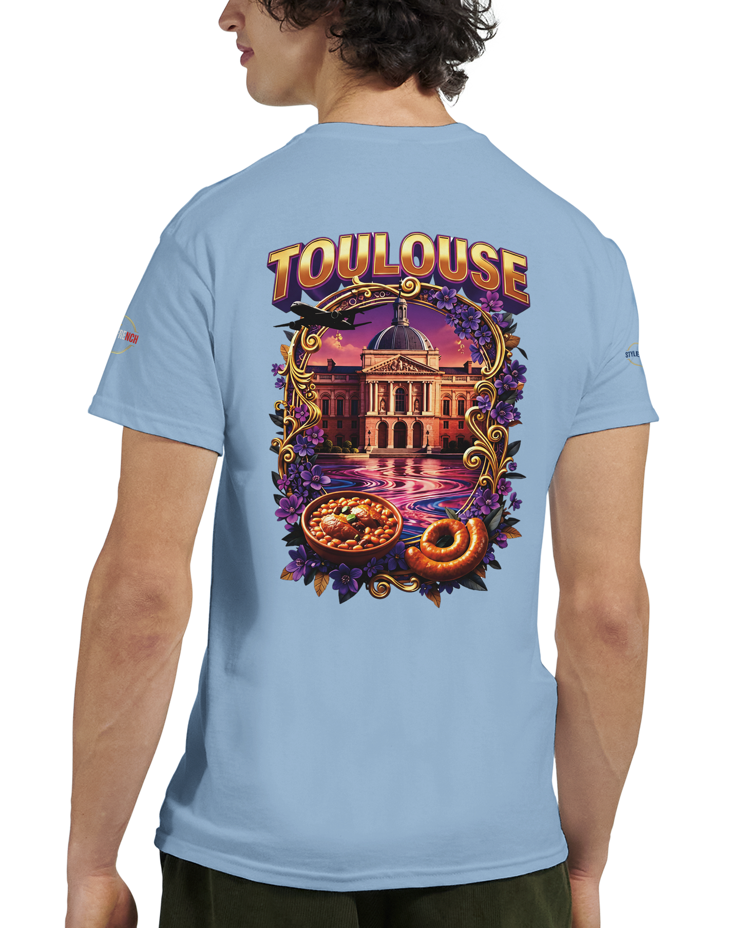 T-Shirt Unisexe Toulouse France – T-Shirt en Coton Premium à Coupe Classique