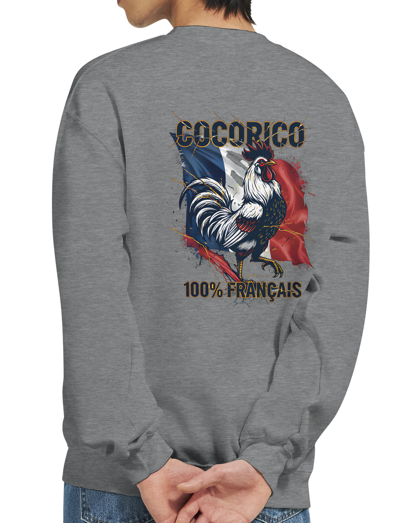 Sweat-shirt Homme Cocorico – Classique et Confortable