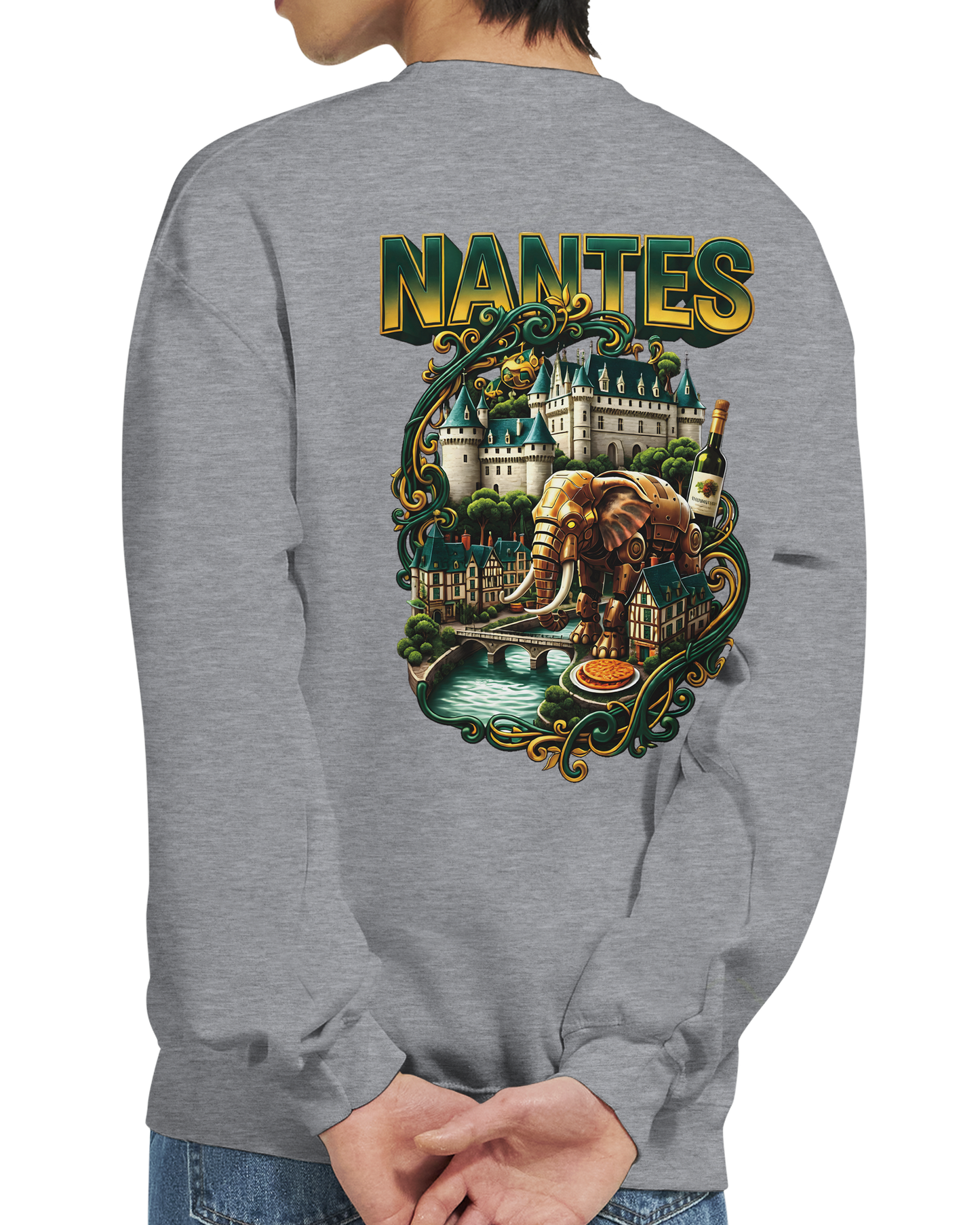 Sweat-shirt unisexe Nantes – Confort premium et style décontracté