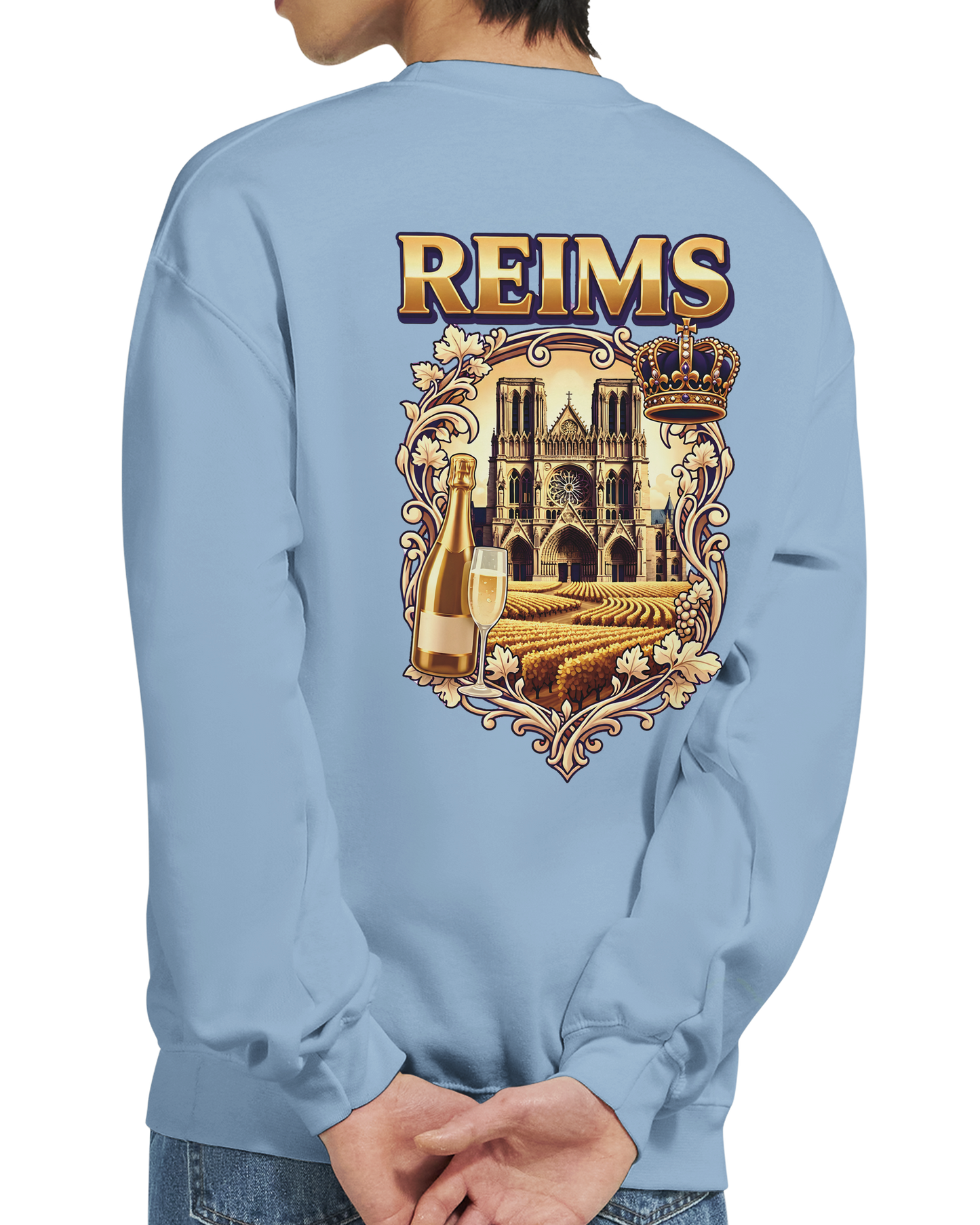 Sweat-shirt Reims – Sweat à col rond confortable en coton mélangé