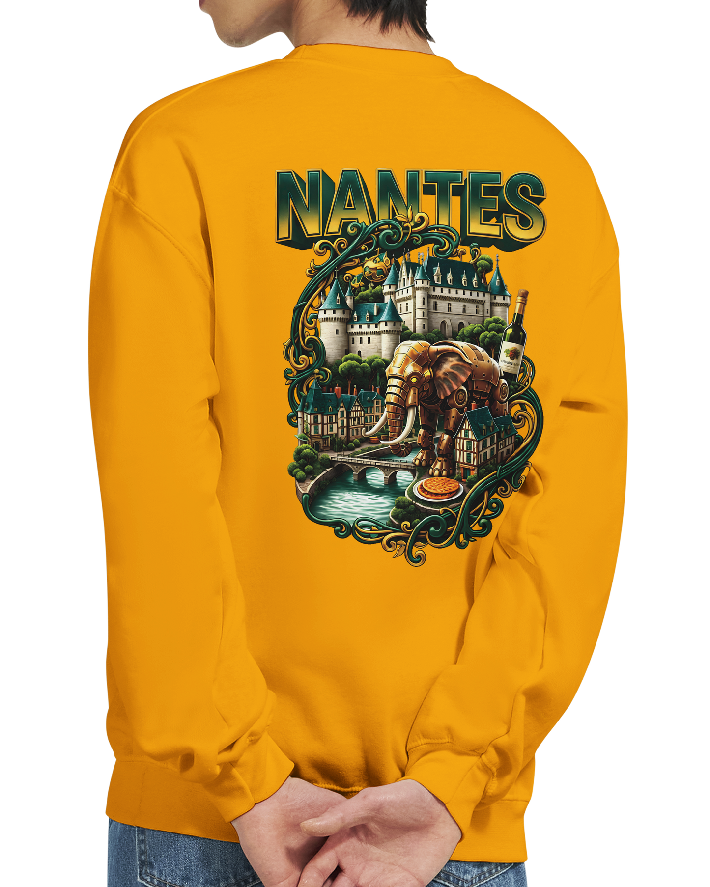 Sweat-shirt unisexe Nantes – Confort premium et style décontracté