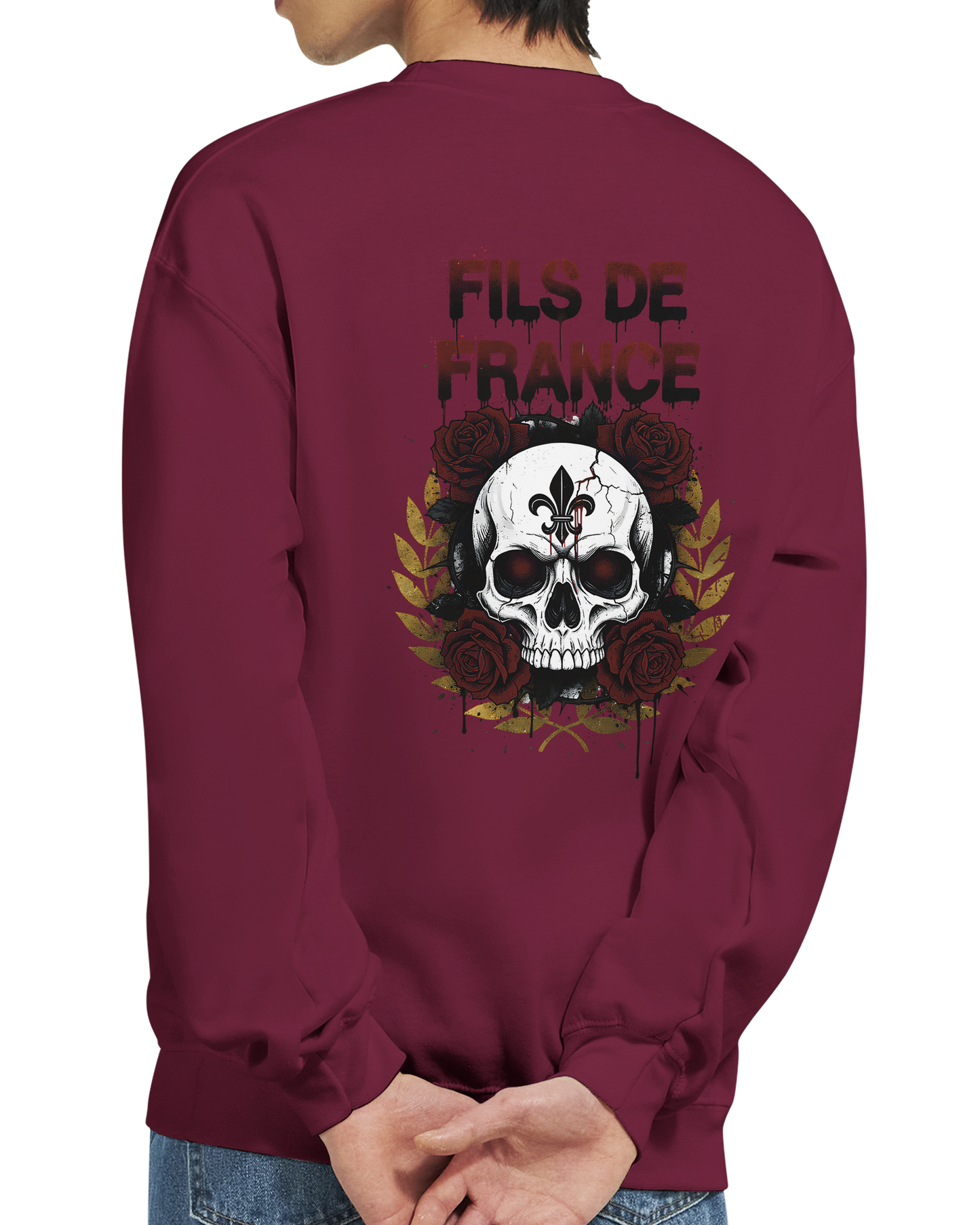 Sweat-shirt Homme Fils de France –Premium Confort Classique