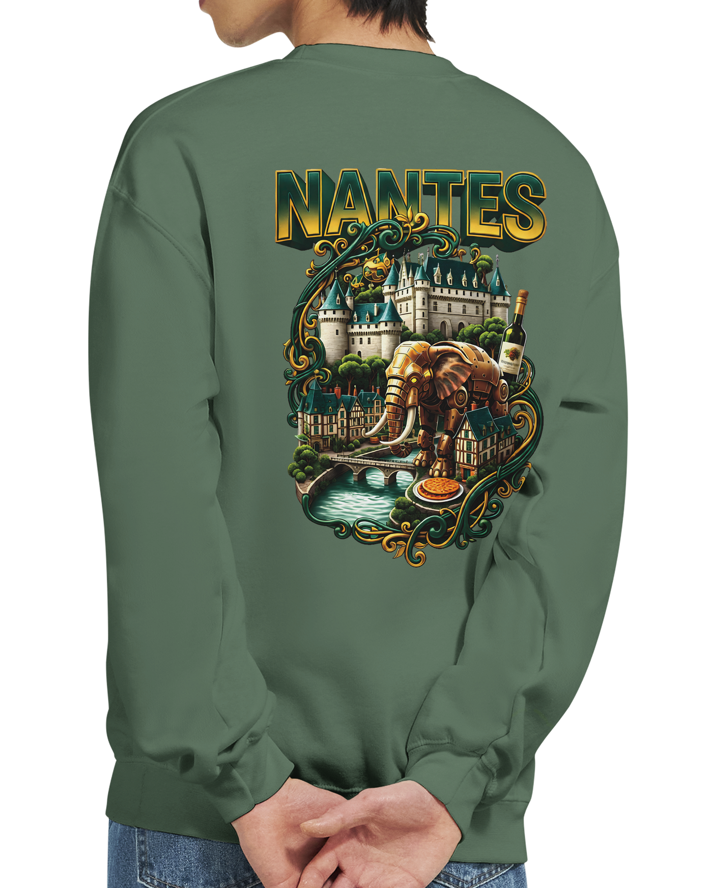 Sweat-shirt unisexe Nantes – Confort premium et style décontracté