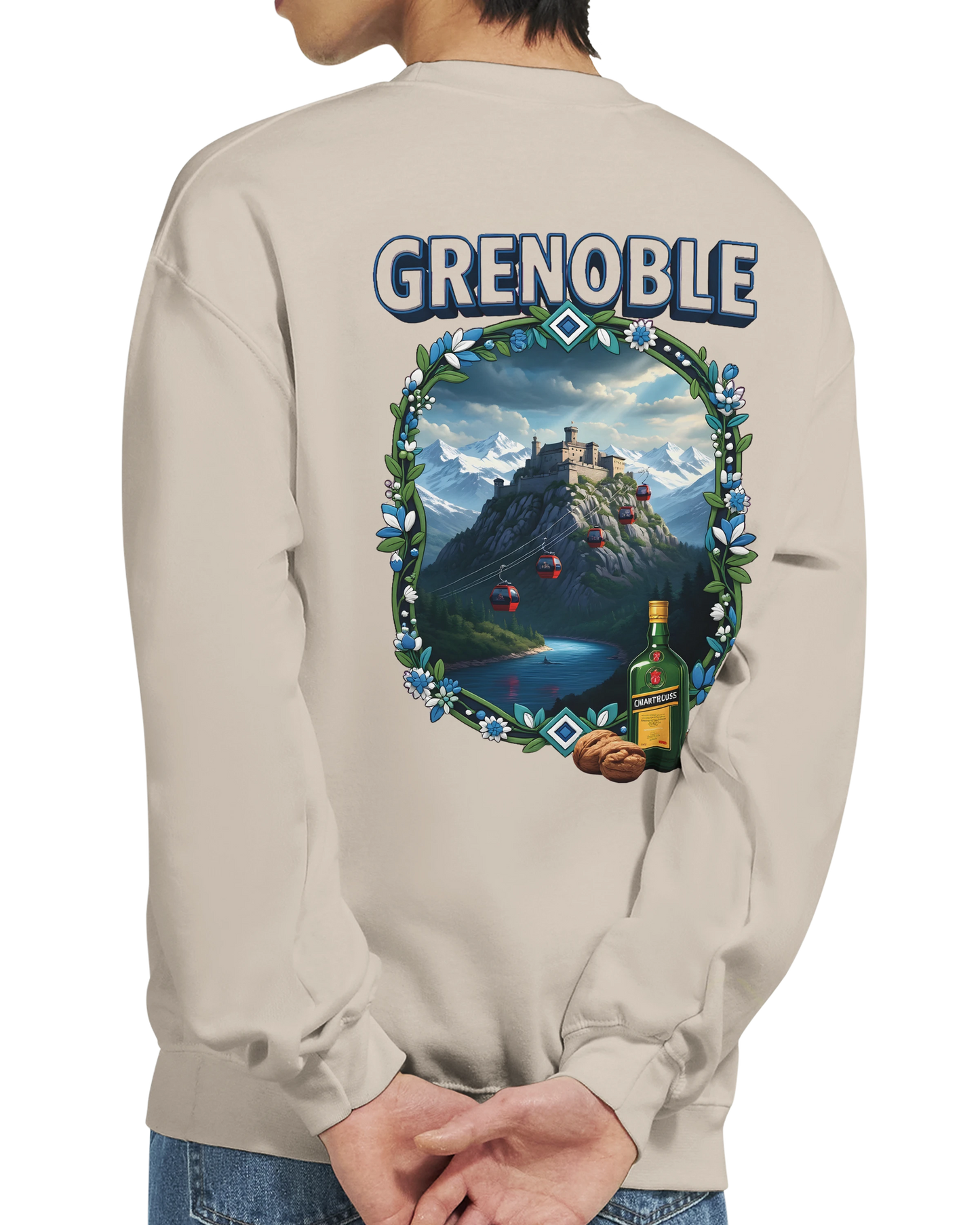 Sweat-shirt unisexe Grenoble – Style urbain premium