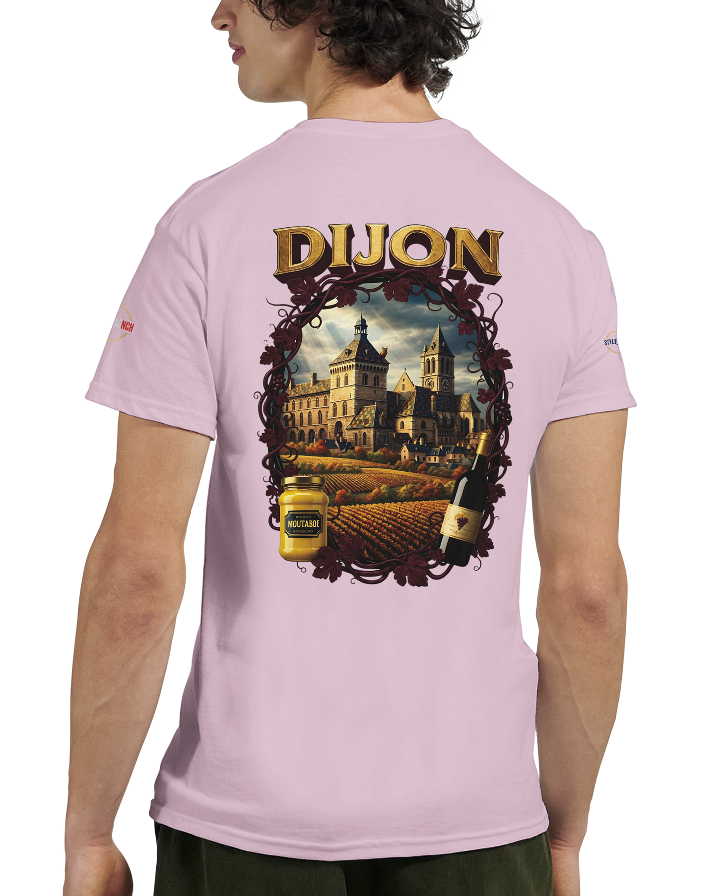 T-shirt Unisexe Dijon – Ville de France en Coton Premium