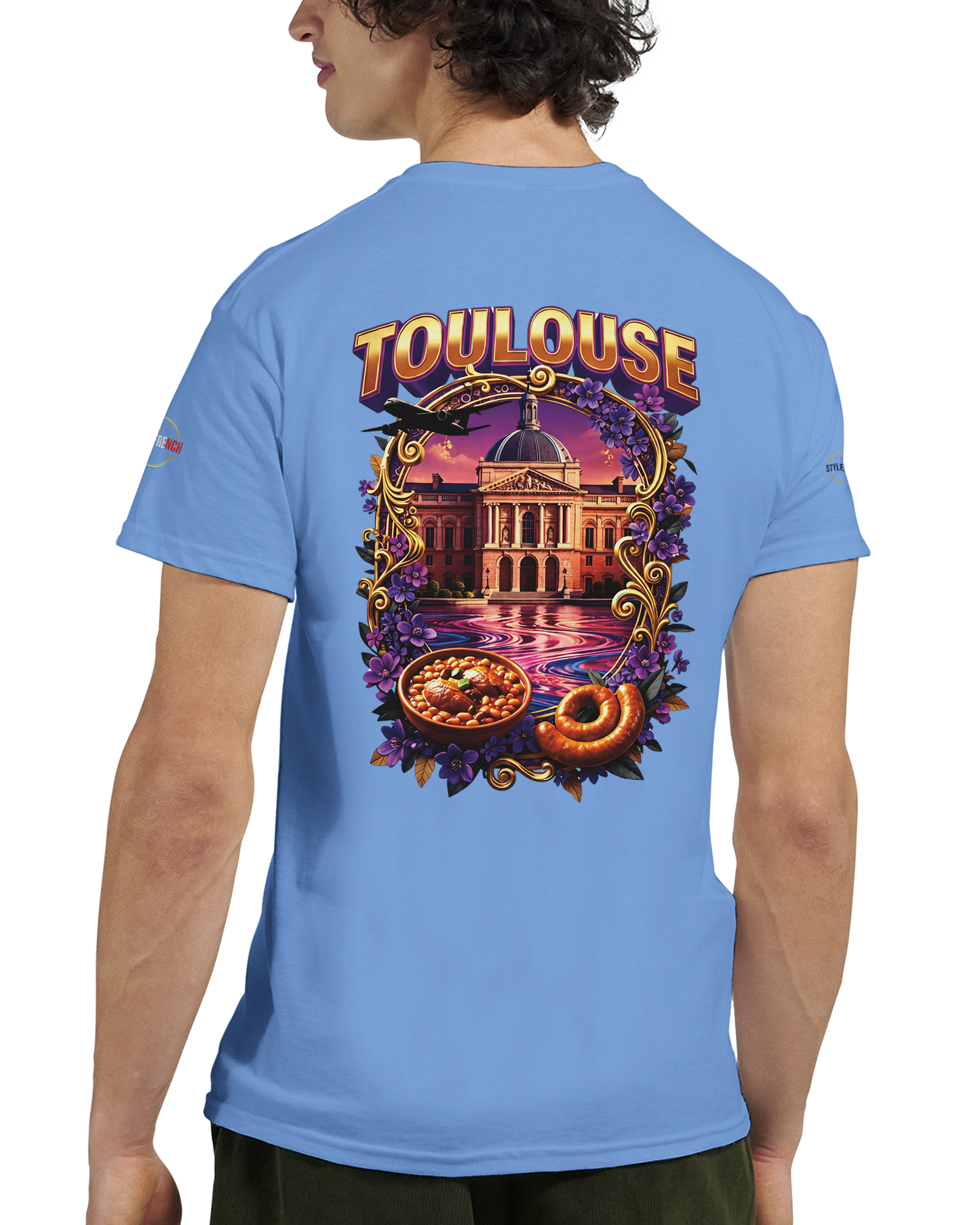 T-Shirt Unisexe Toulouse France – T-Shirt en Coton Premium à Coupe Classique