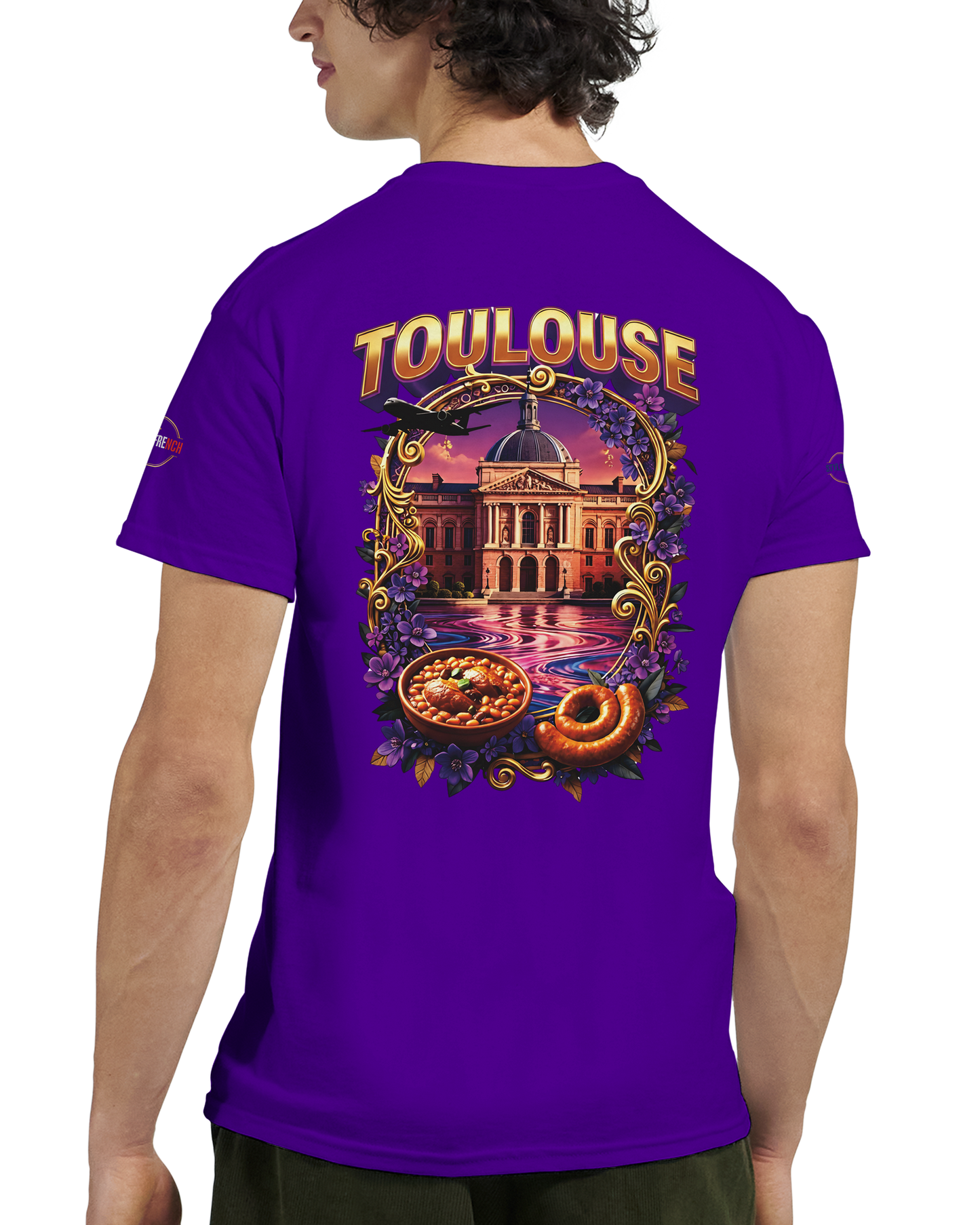 T-Shirt Unisexe Toulouse France – T-Shirt en Coton Premium à Coupe Classique