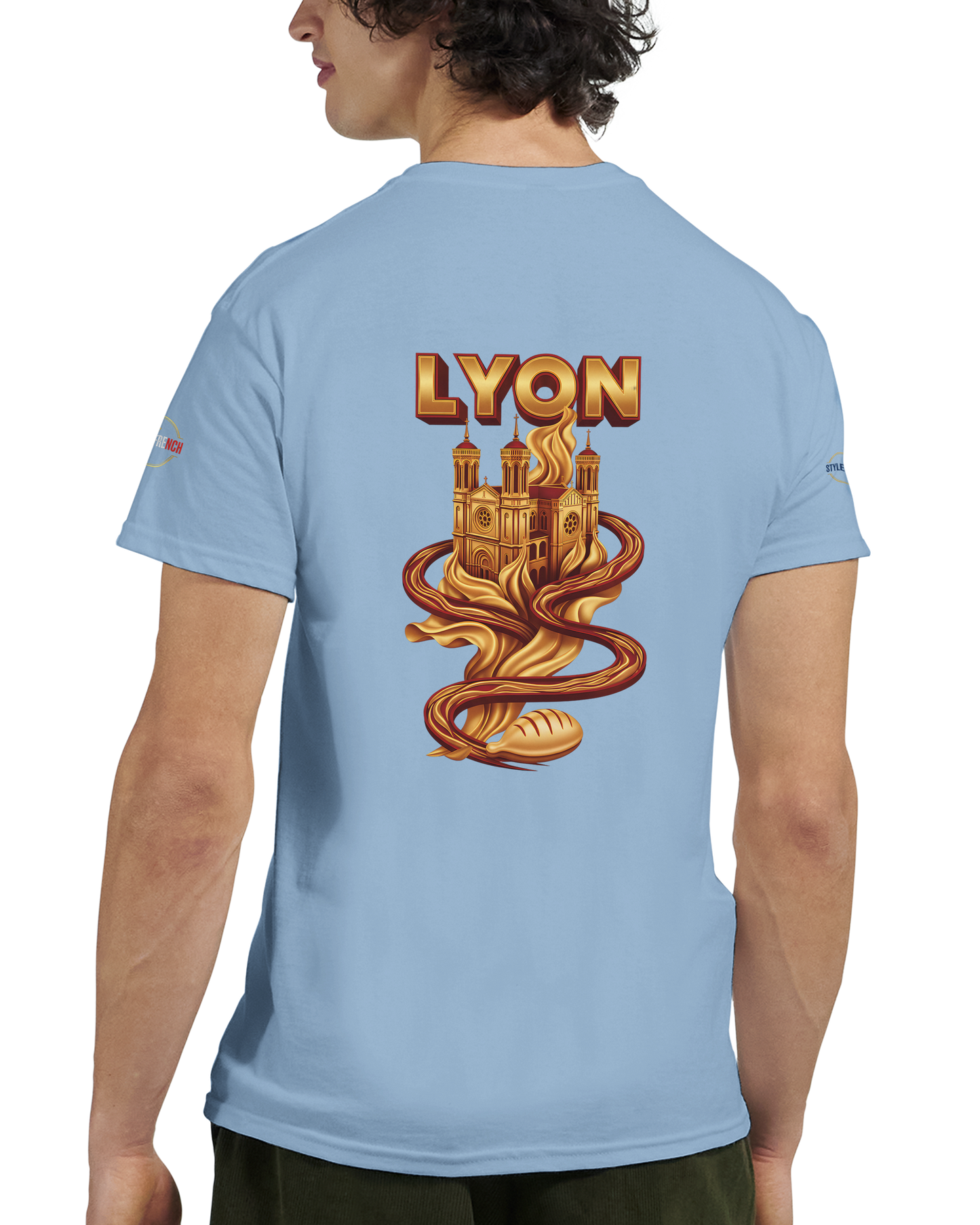 T-Shirt Unisexe Lyon - Design Ville de France - 100% Coton