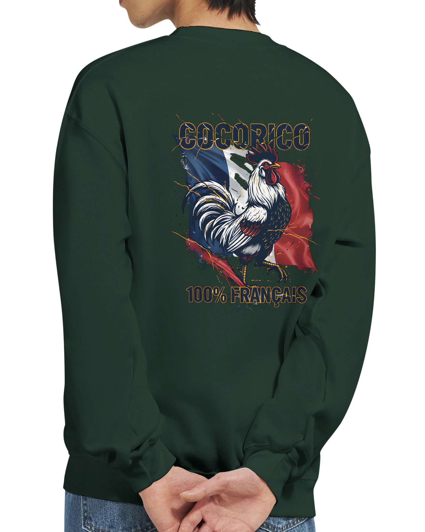 Sweat-shirt Homme Cocorico – Classique et Confortable