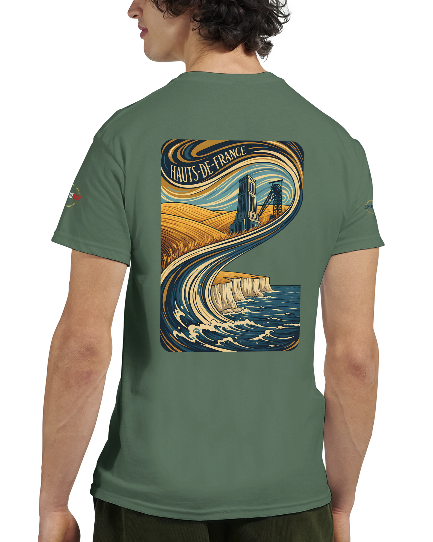T-shirt Unisexe Haut de France - Coton Épais Premium