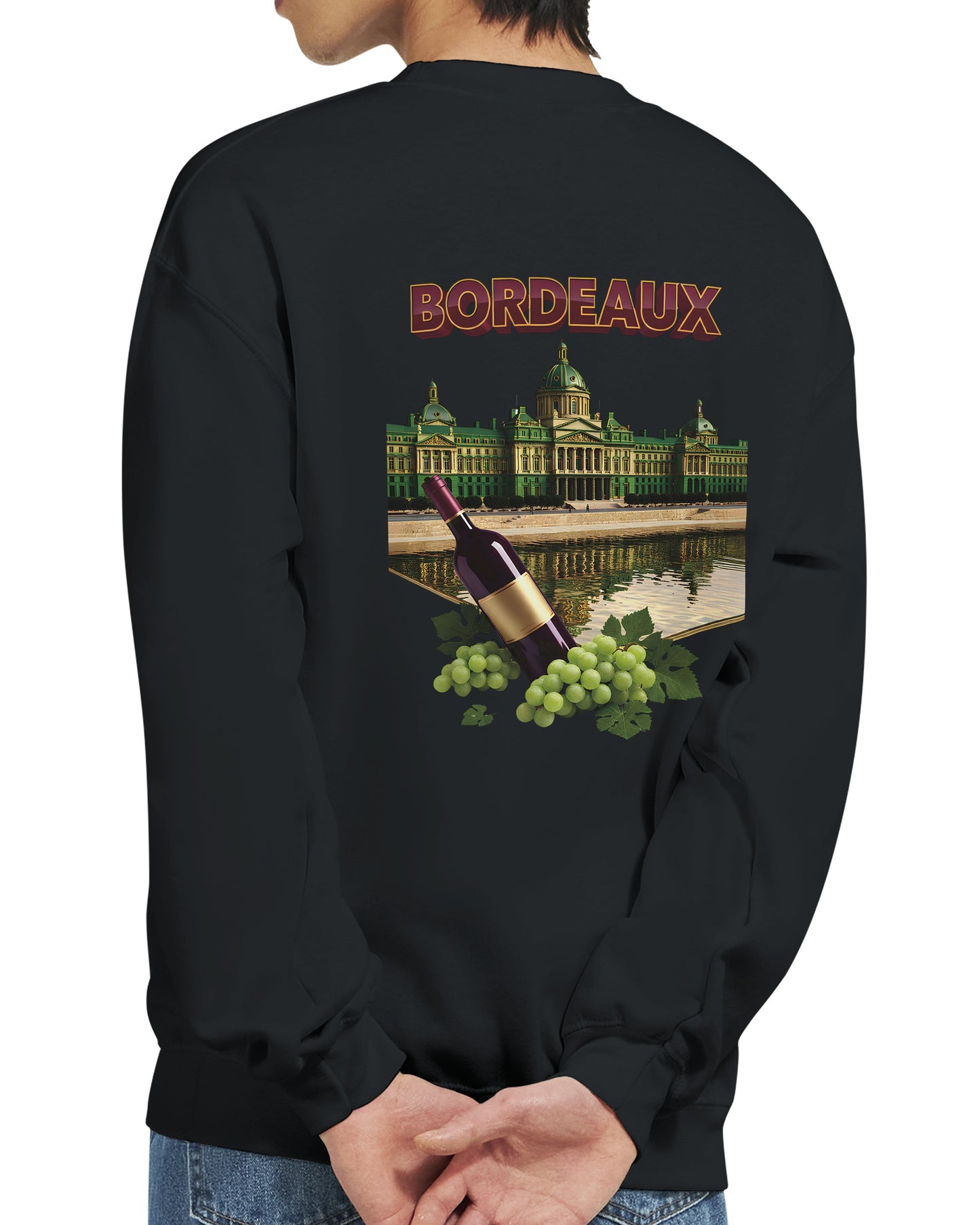 Sweat-shirt Unisexe Bordeaux Ville de France – Classique et Confortable
