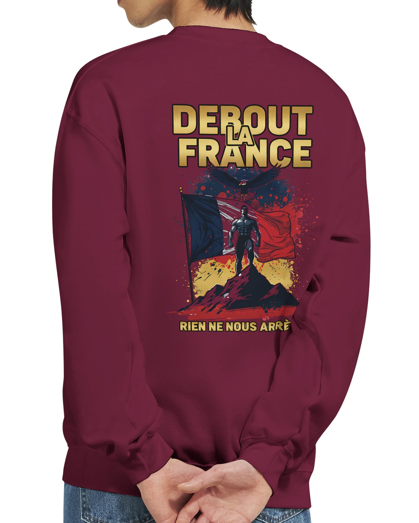 Sweat-shirt Debout La France - Confort Premium et Design Classique