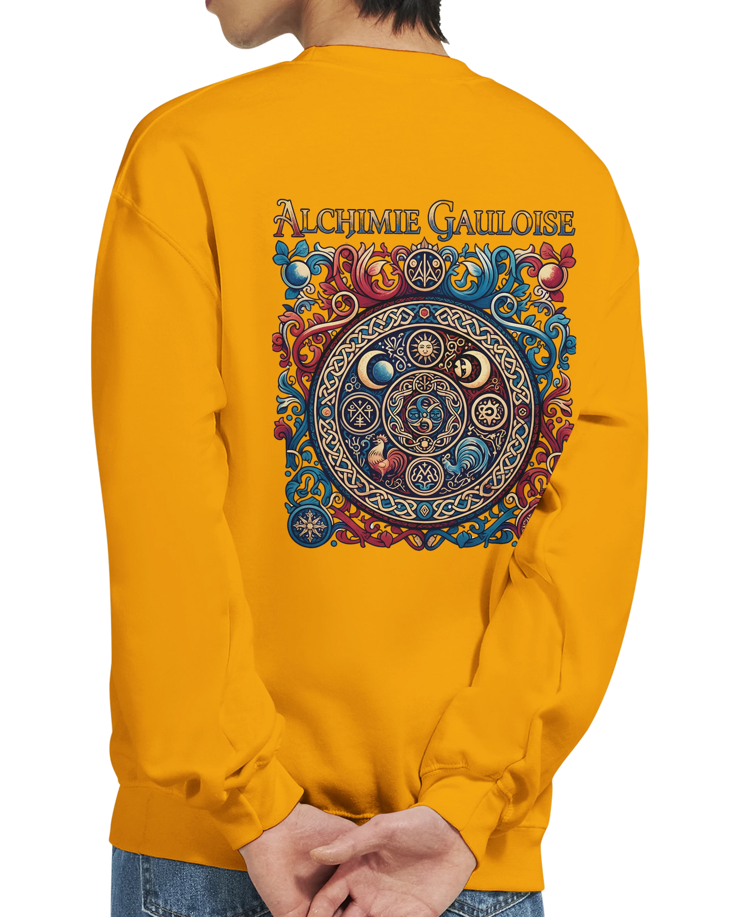 Sweat-shirt Homme Alchimie Gauloise – Coupe Classique Confortable