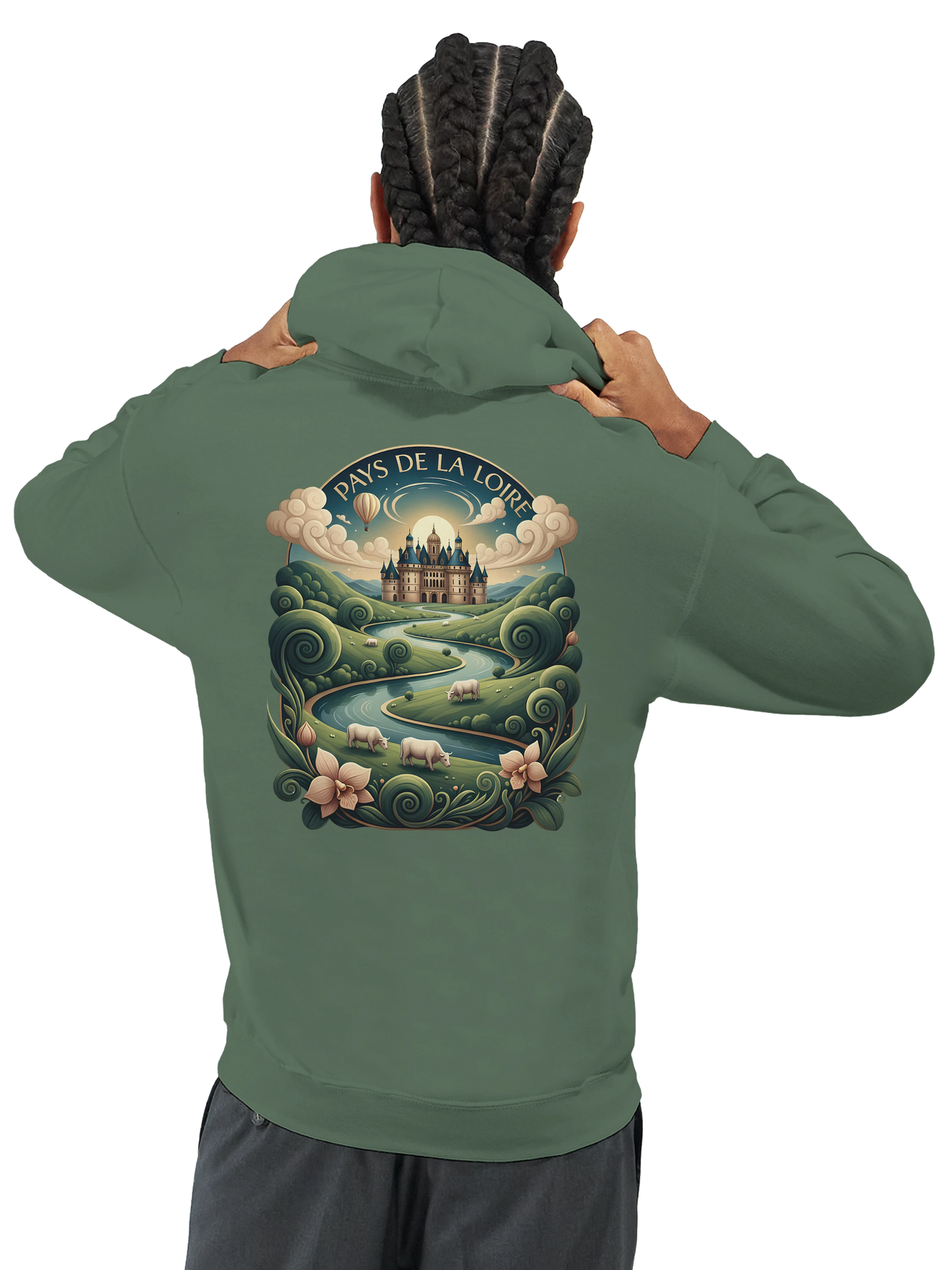 Sweat à capuche unisexe Pays de la Loire - Confort Premium