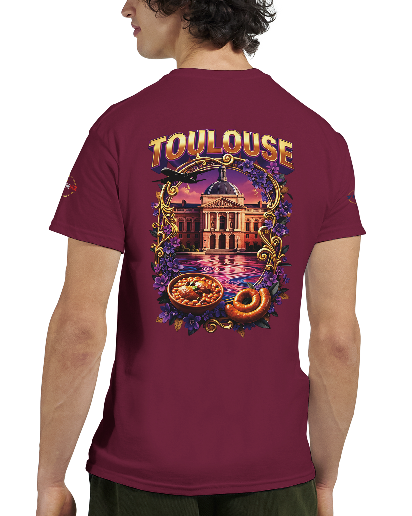 T-Shirt Unisexe Toulouse France – T-Shirt en Coton Premium à Coupe Classique