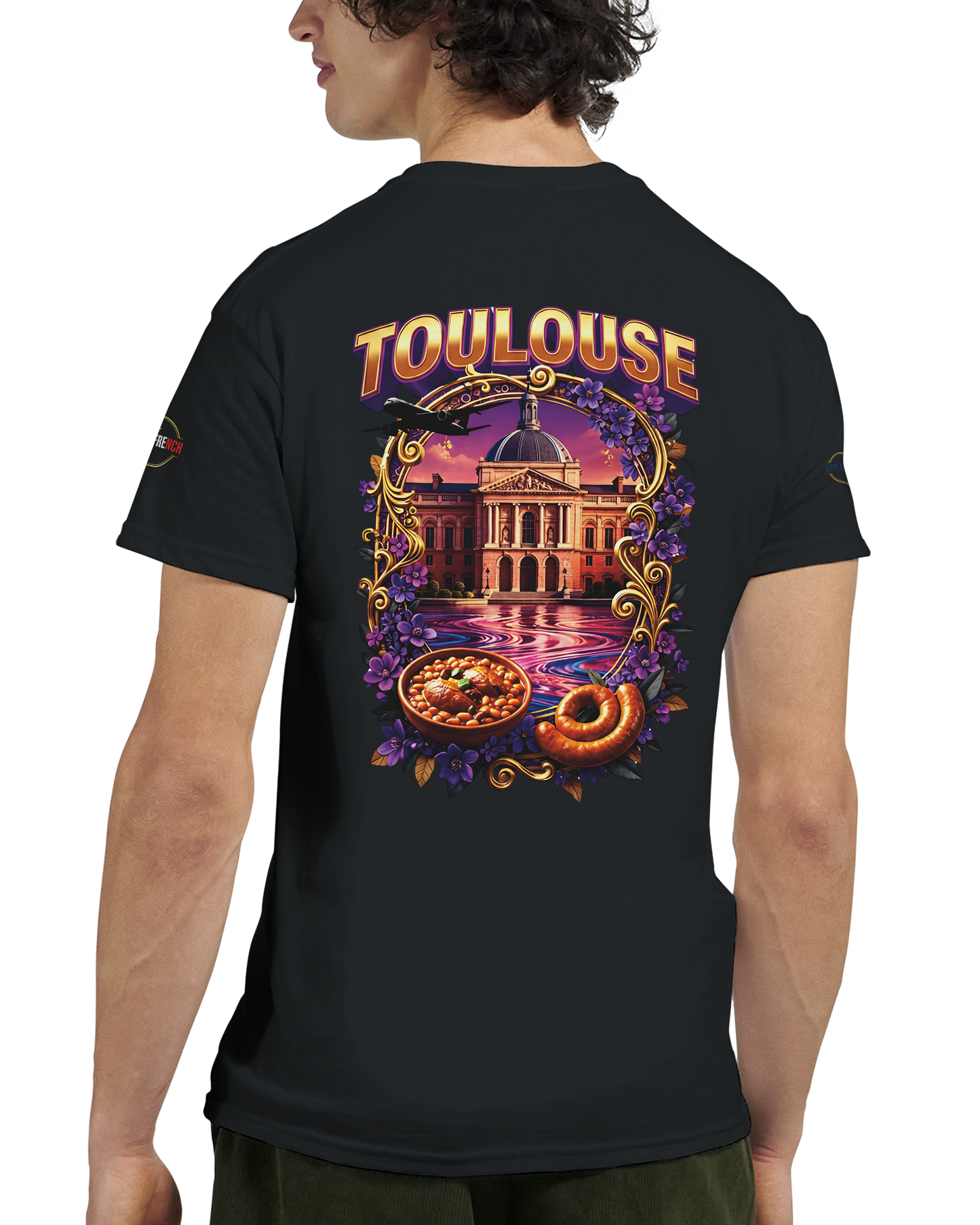 T-Shirt Unisexe Toulouse France – T-Shirt en Coton Premium à Coupe Classique