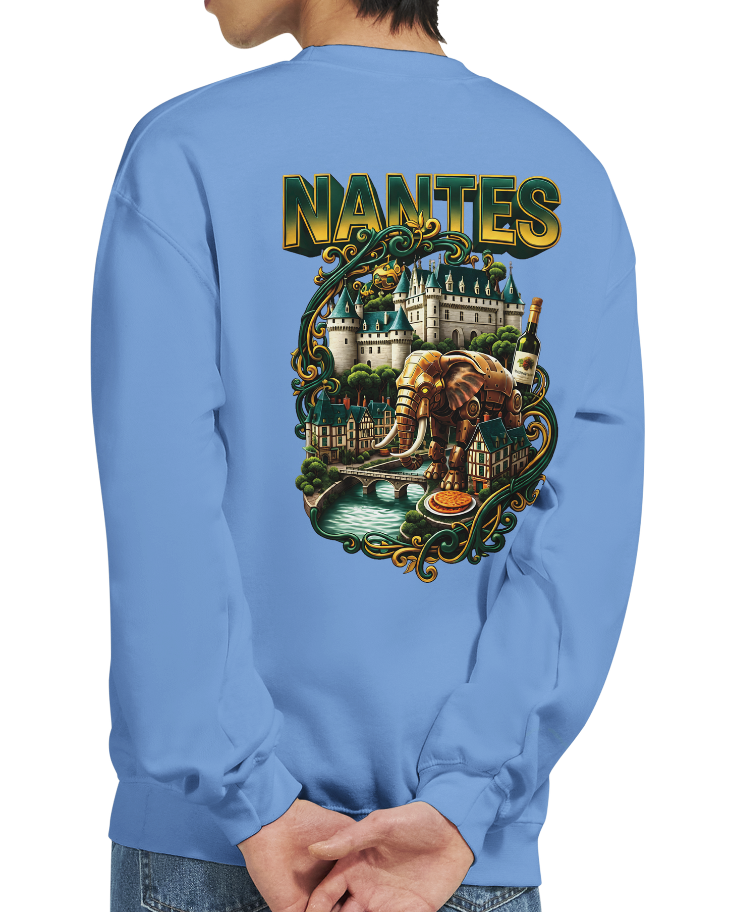 Sweat-shirt unisexe Nantes – Confort premium et style décontracté