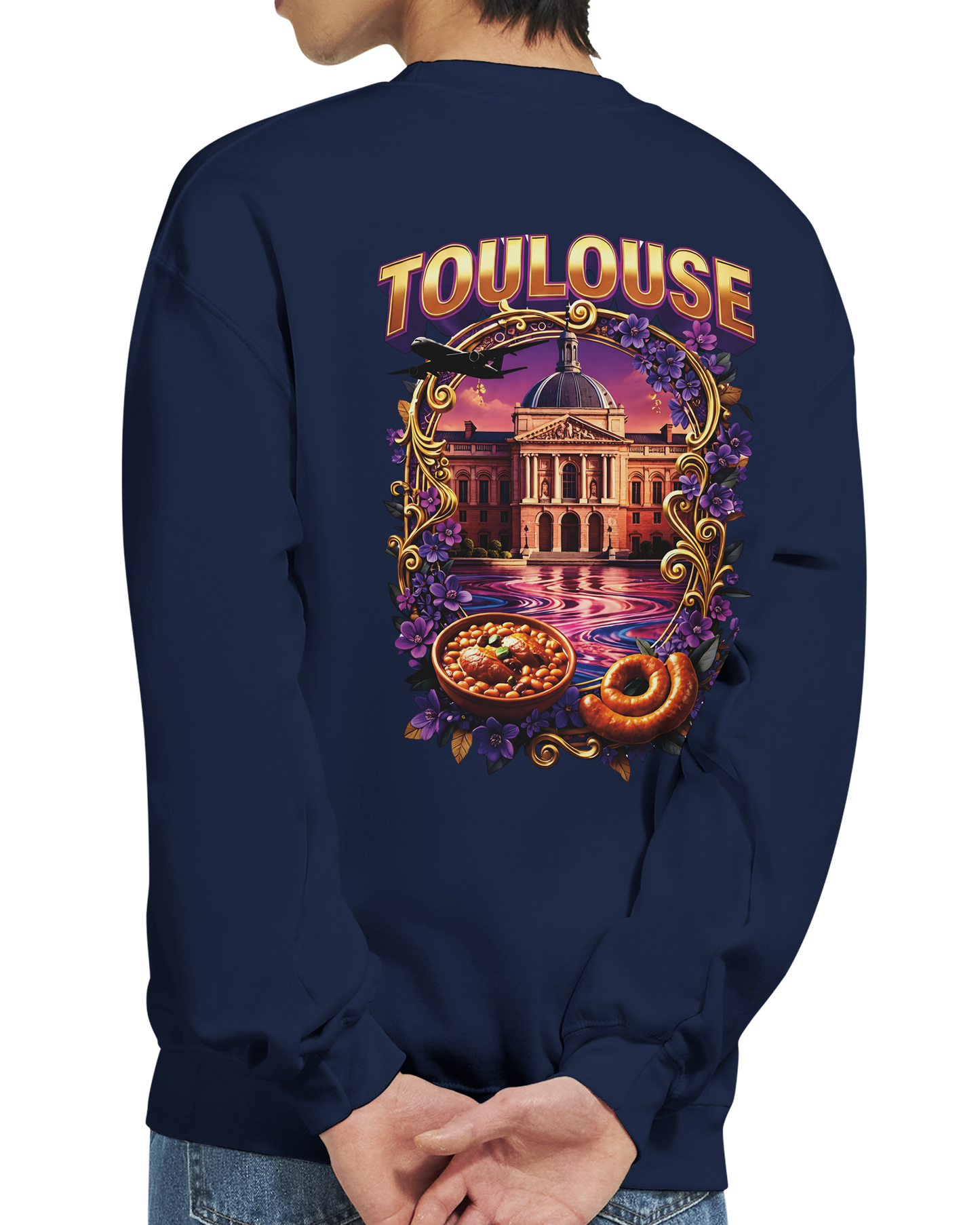 Sweat-shirt Unisexe Toulouse – Design Ville de France