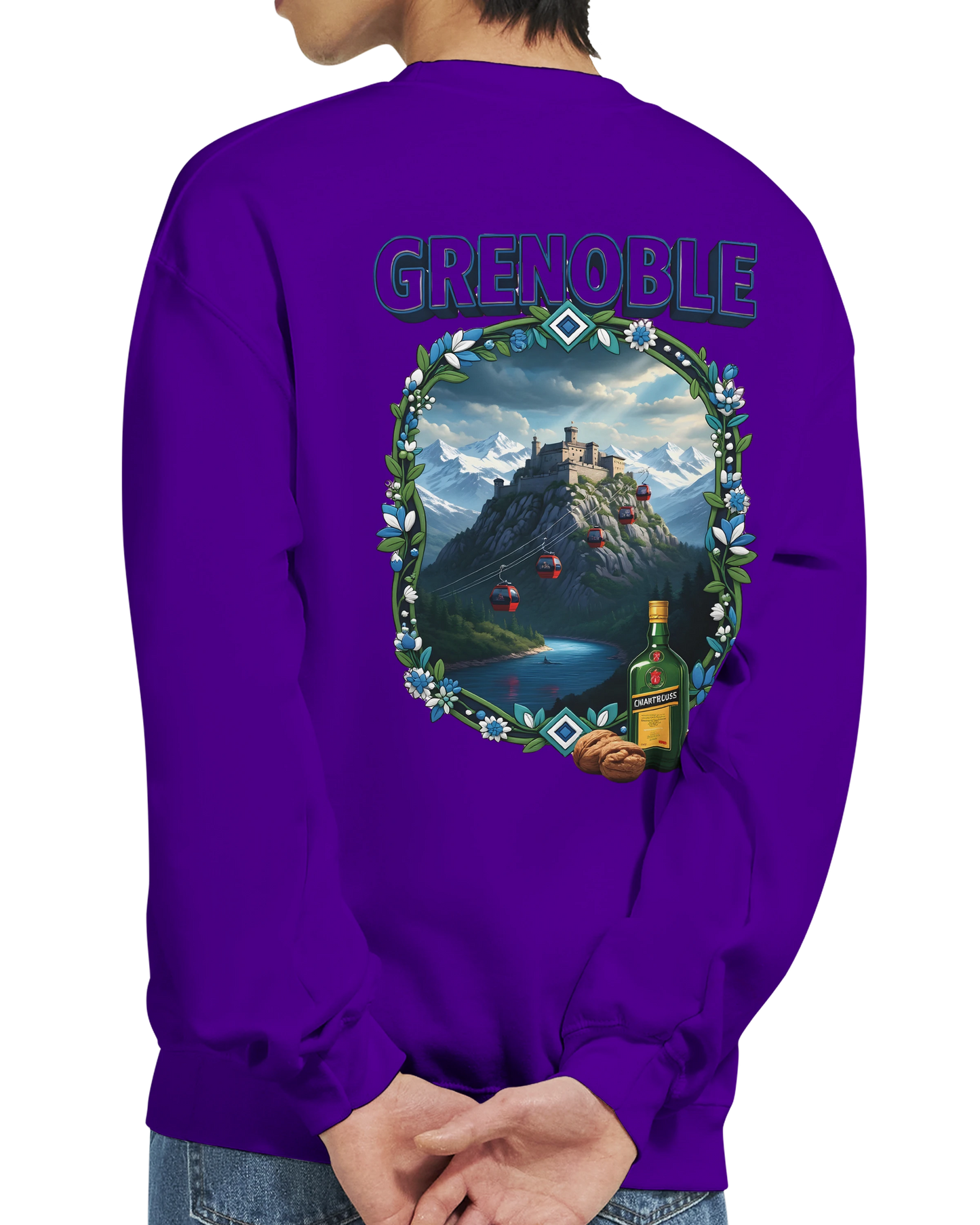 Sweat-shirt unisexe Grenoble – Style urbain premium