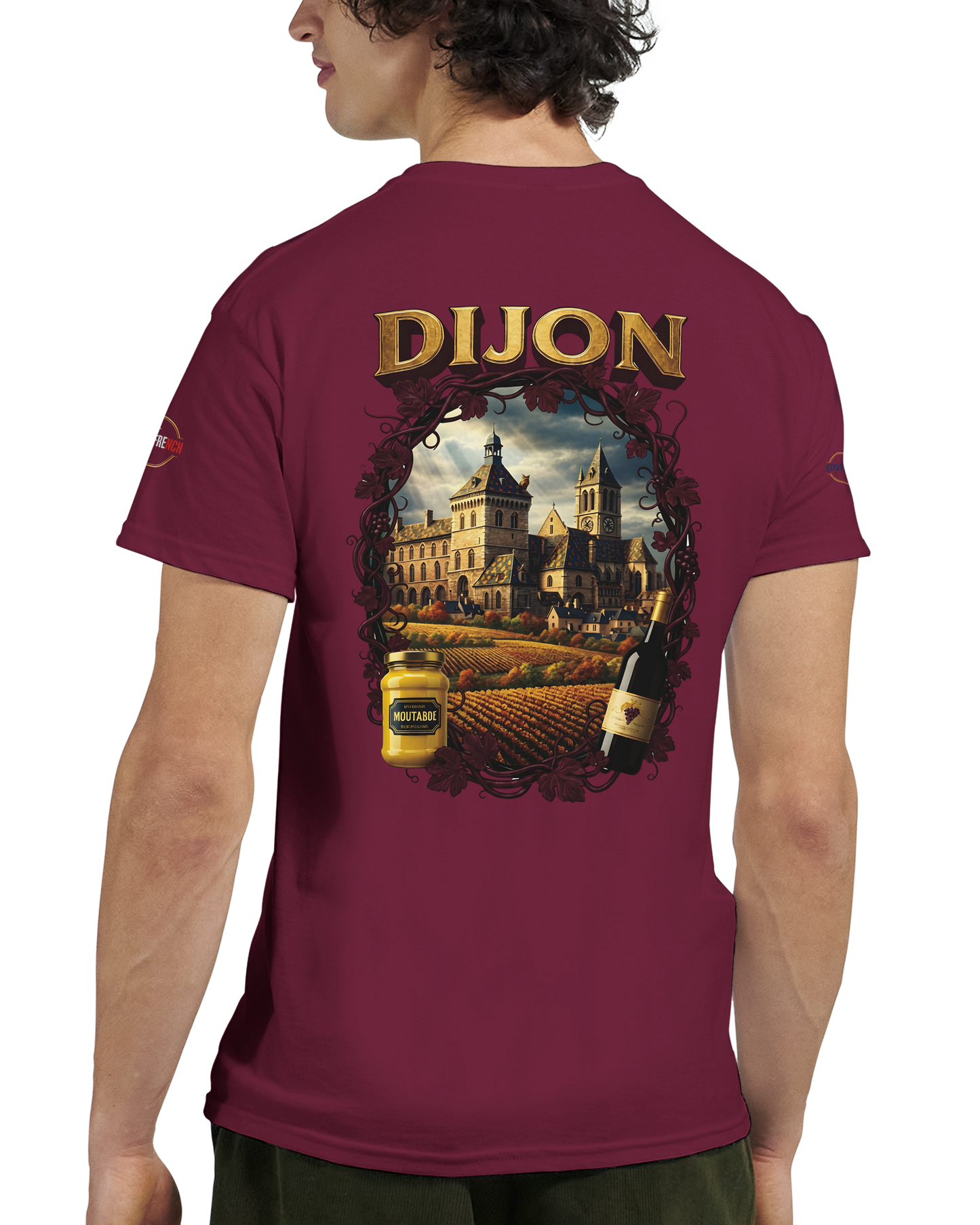 T-shirt Unisexe Dijon – Ville de France en Coton Premium