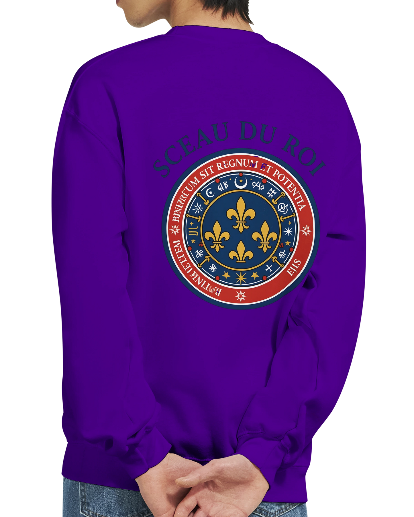 Sweat-shirt Homme Le Sceau du Roi - Coupe Classique Confortable