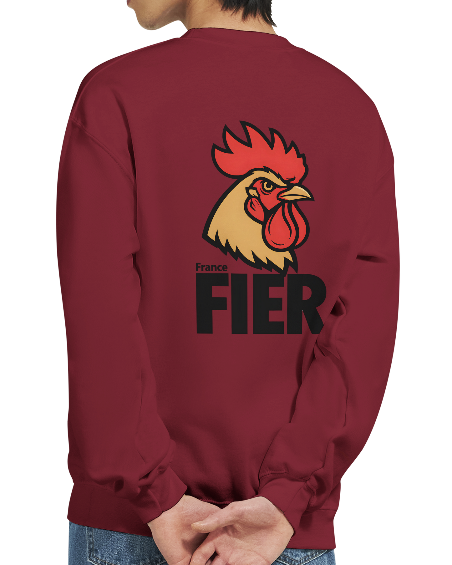 Sweat-shirt Homme France Fier - Coupe Classique et Confort Premium