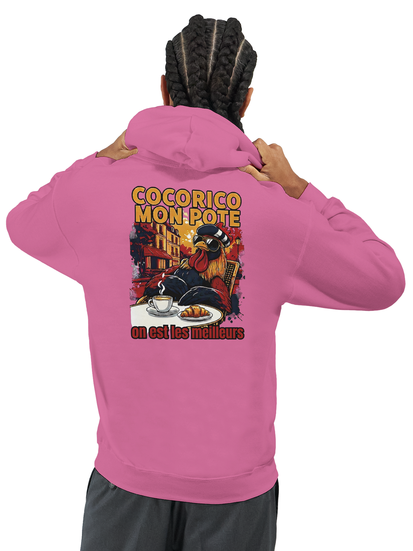 Sweat à Capuche homme on est les meilleurs