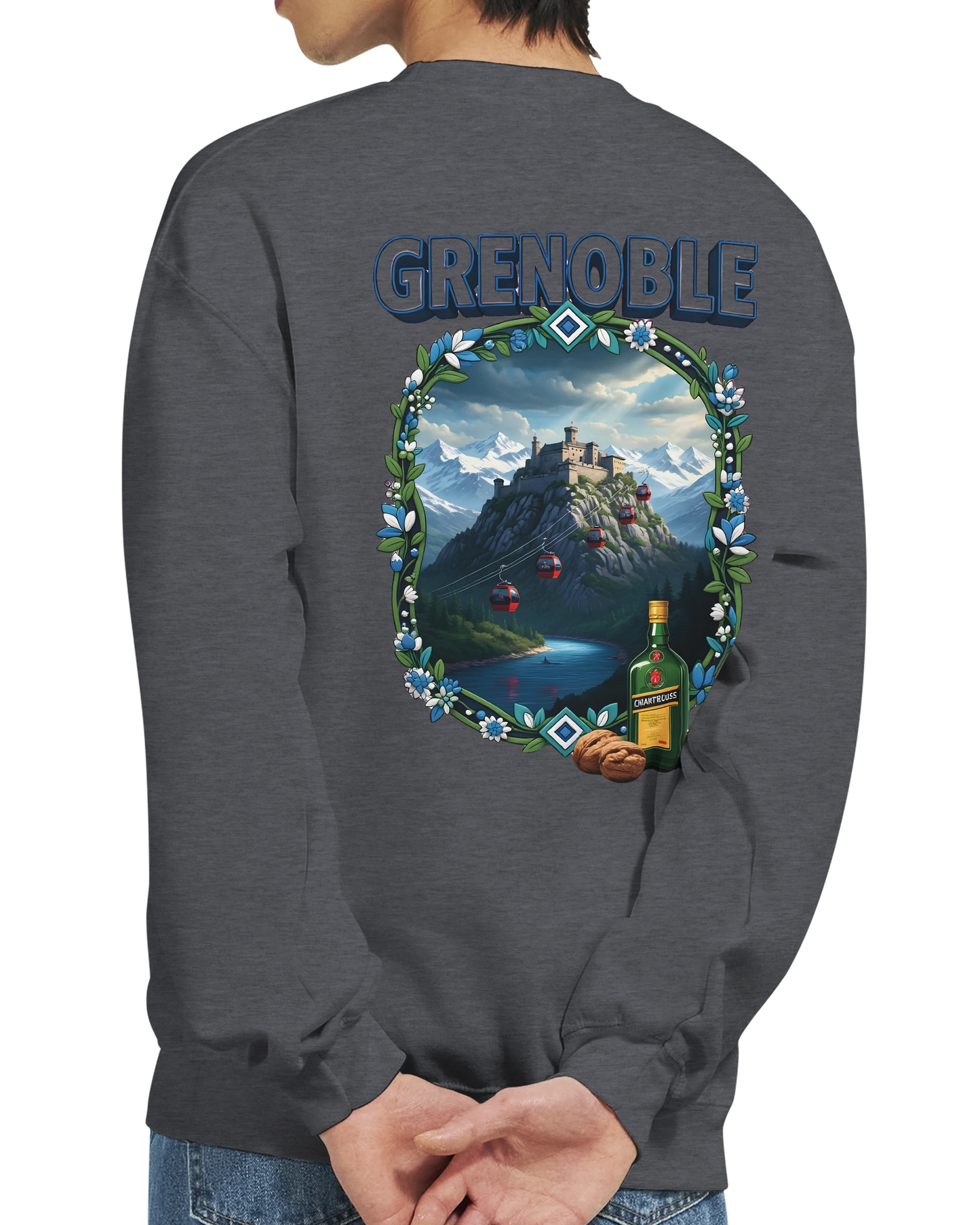 Sweat-shirt unisexe Grenoble – Style urbain premium