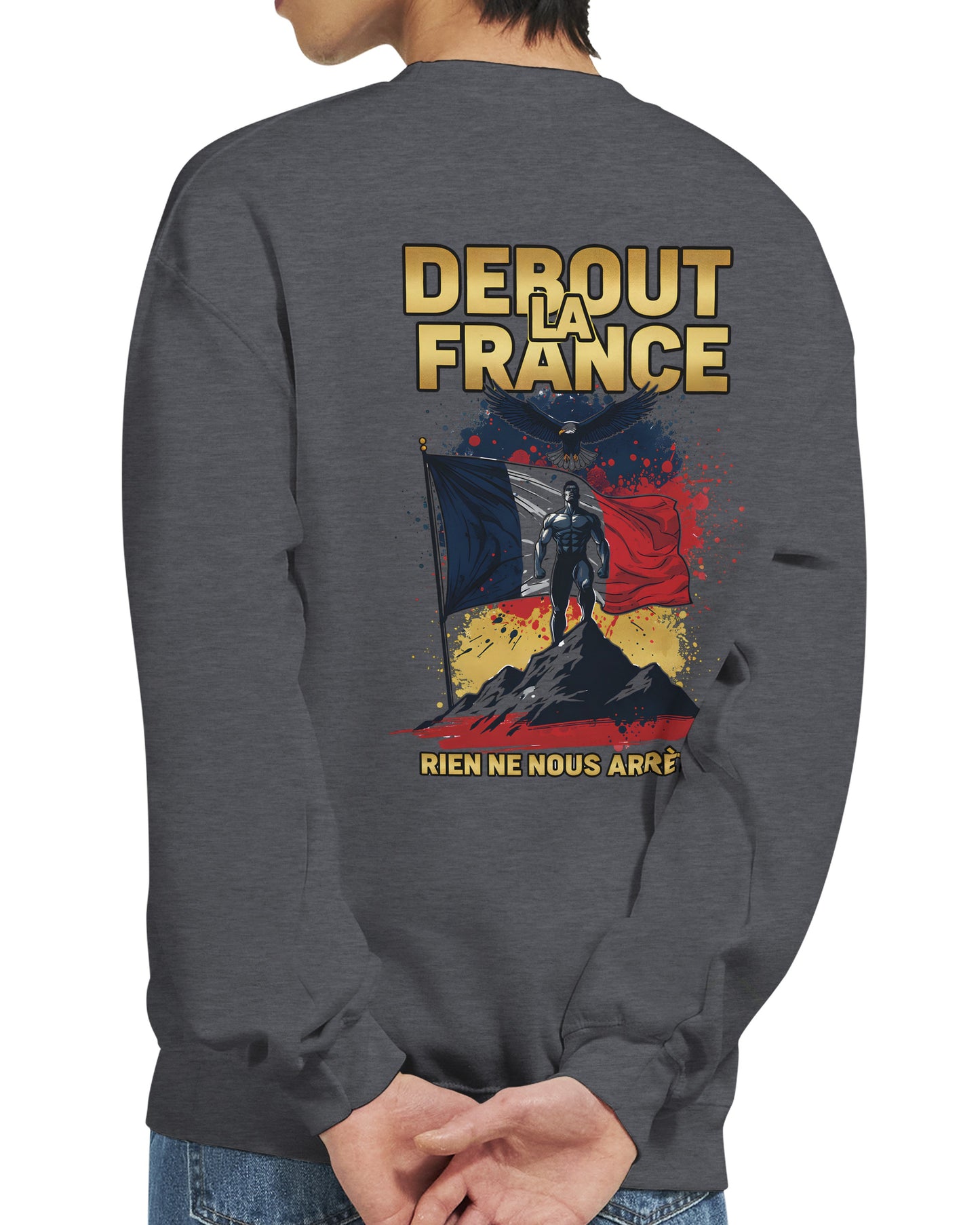 Sweat-shirt Debout La France - Confort Premium et Design Classique