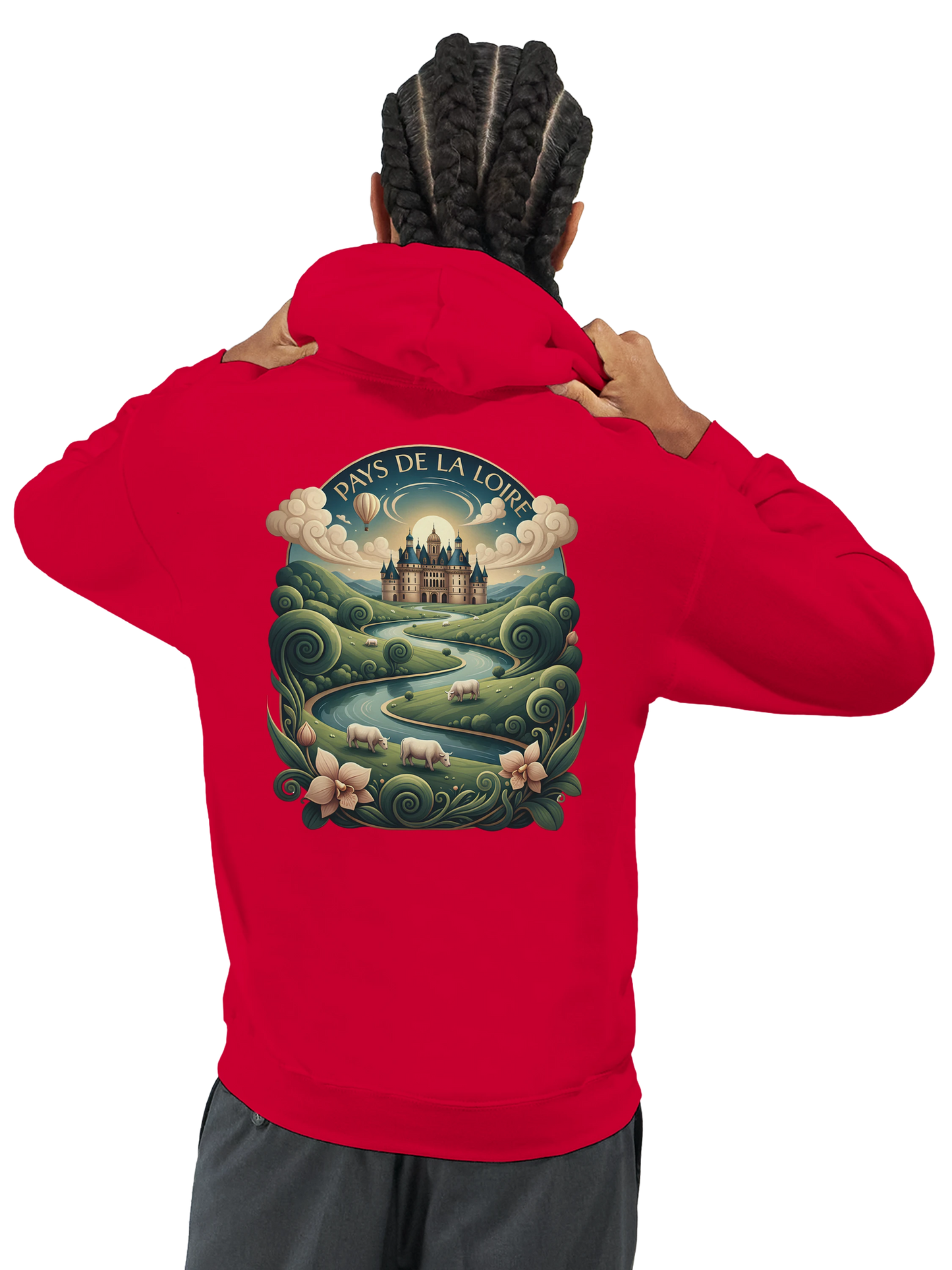 Sweat à capuche unisexe Pays de la Loire - Confort Premium