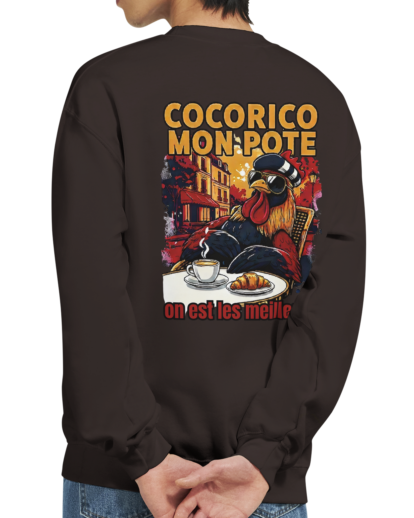 Sweat-shirt Cocorico On Est Les Meilleurs - Confort et Style Premium