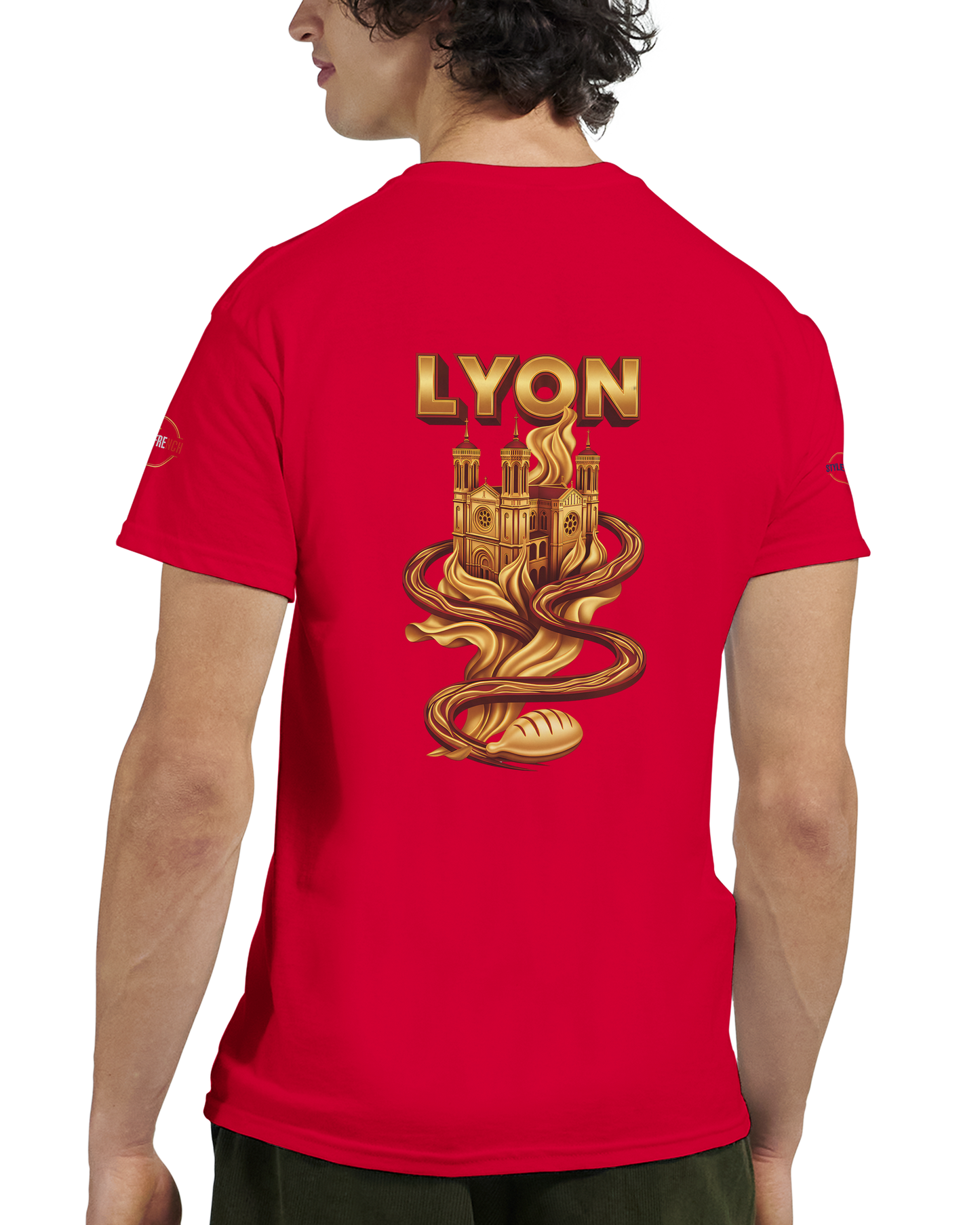 T-Shirt Unisexe Lyon - Design Ville de France - 100% Coton