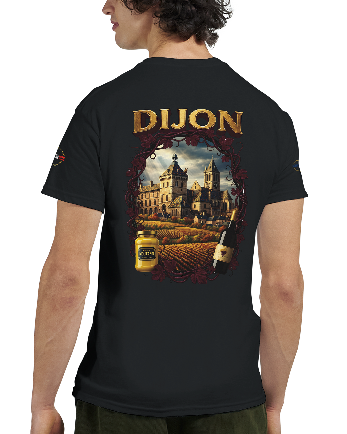 T-shirt Unisexe Dijon – Ville de France en Coton Premium
