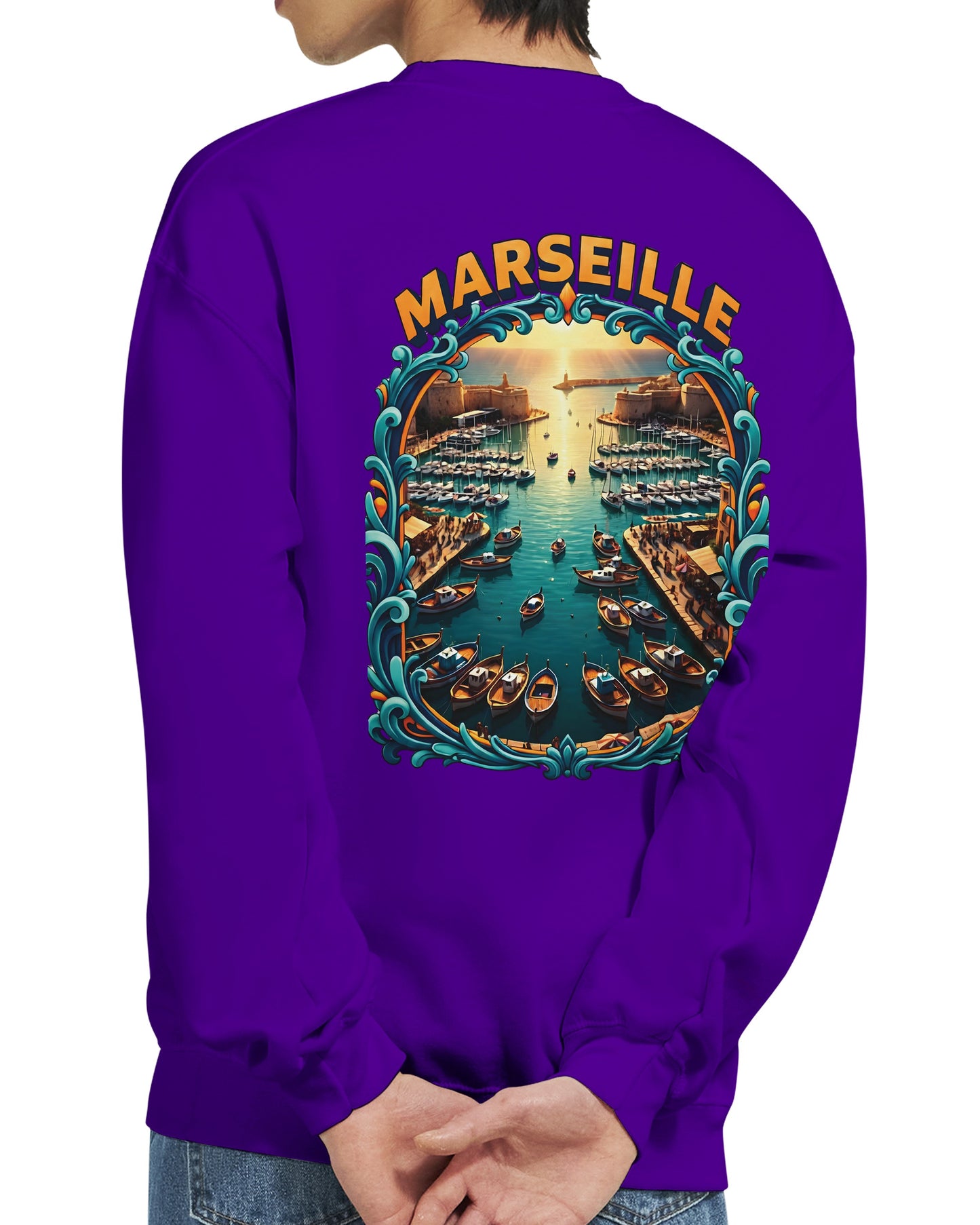 Sweat-shirt Unisexe Marseille - Confort Premium et Style Urbain