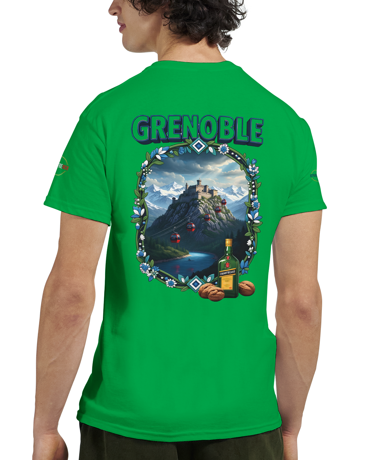 T-shirt Unisexe Grenoble - Ville de France - Coton Premium