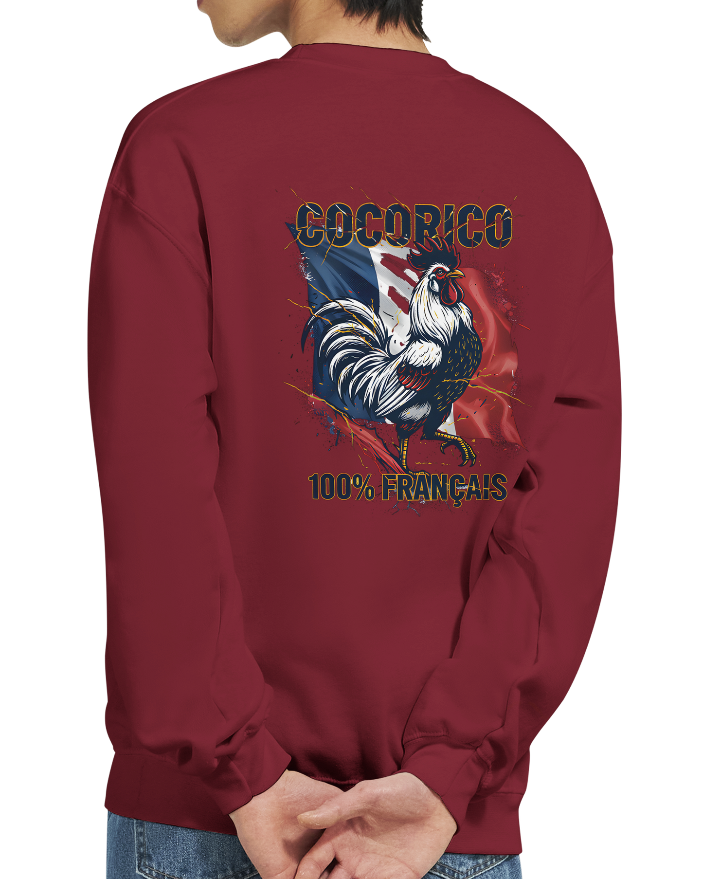 Sweat-shirt Homme Cocorico – Classique et Confortable