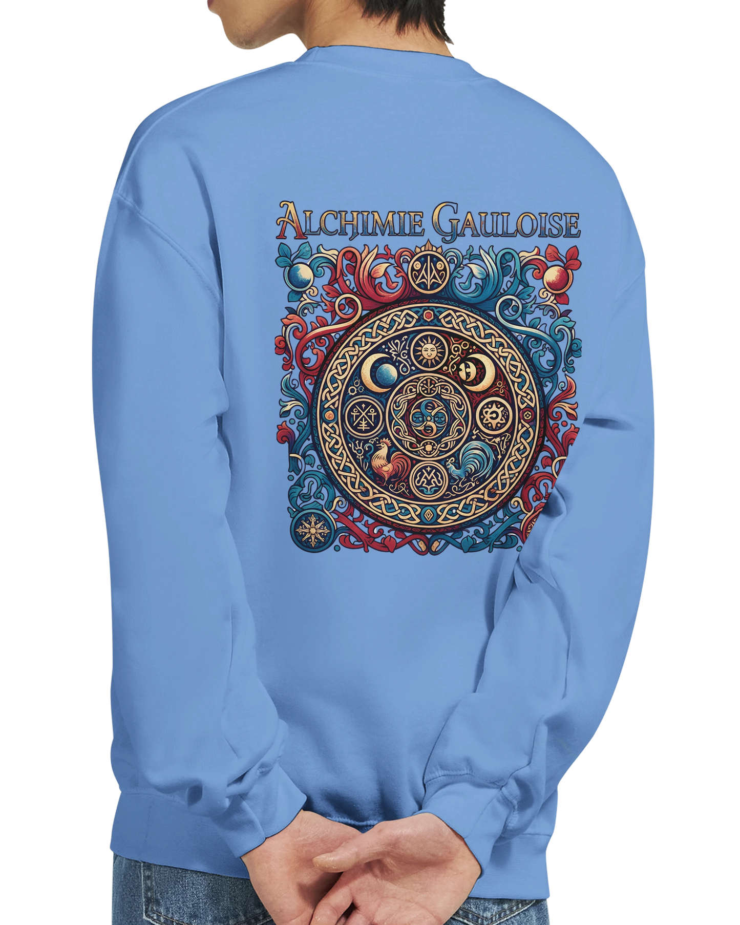 Sweat-shirt Homme Alchimie Gauloise – Coupe Classique Confortable