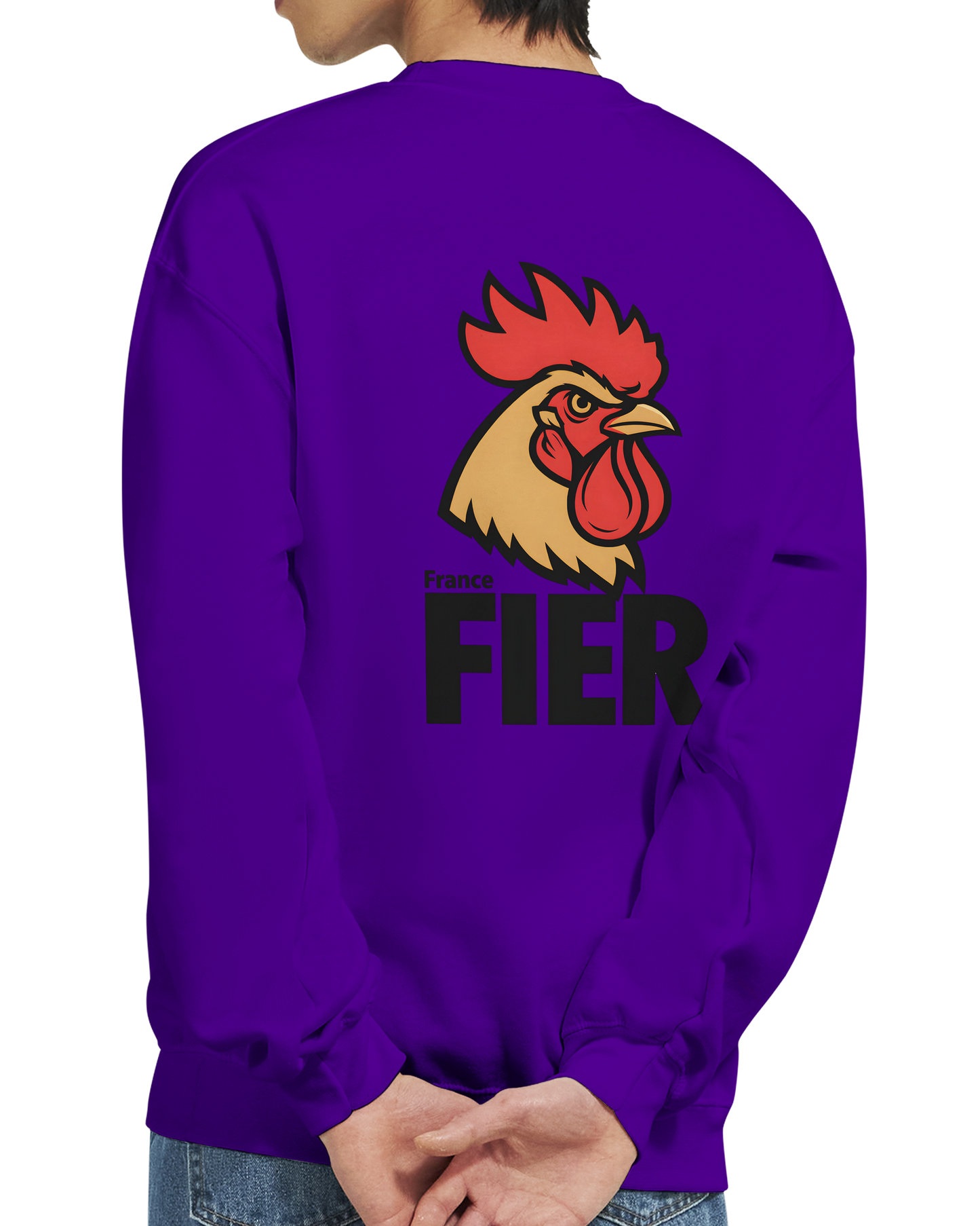 Sweat-shirt Homme France Fier - Coupe Classique et Confort Premium