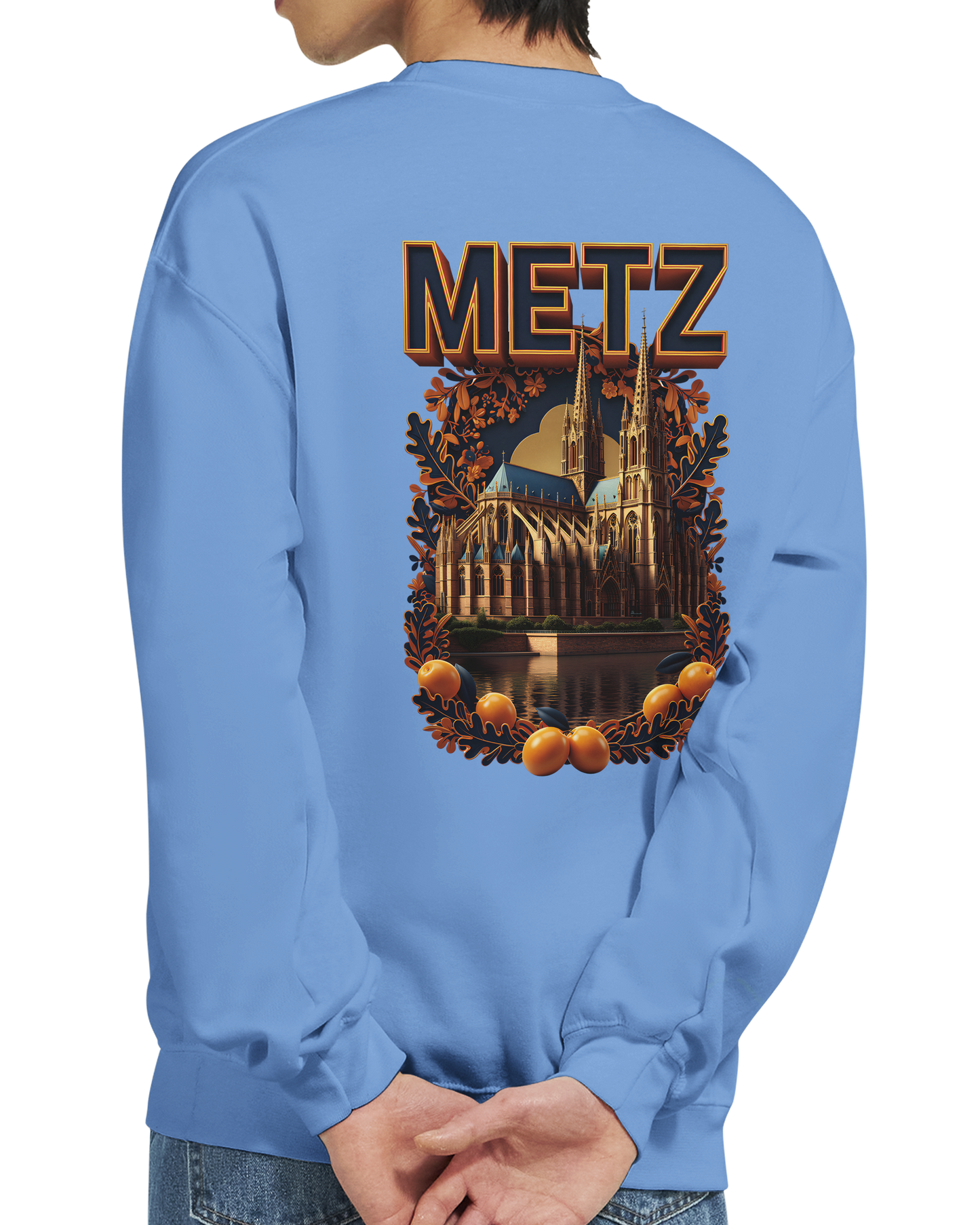 Sweat-shirt unisexe Metz – Coupe classique et confort premium