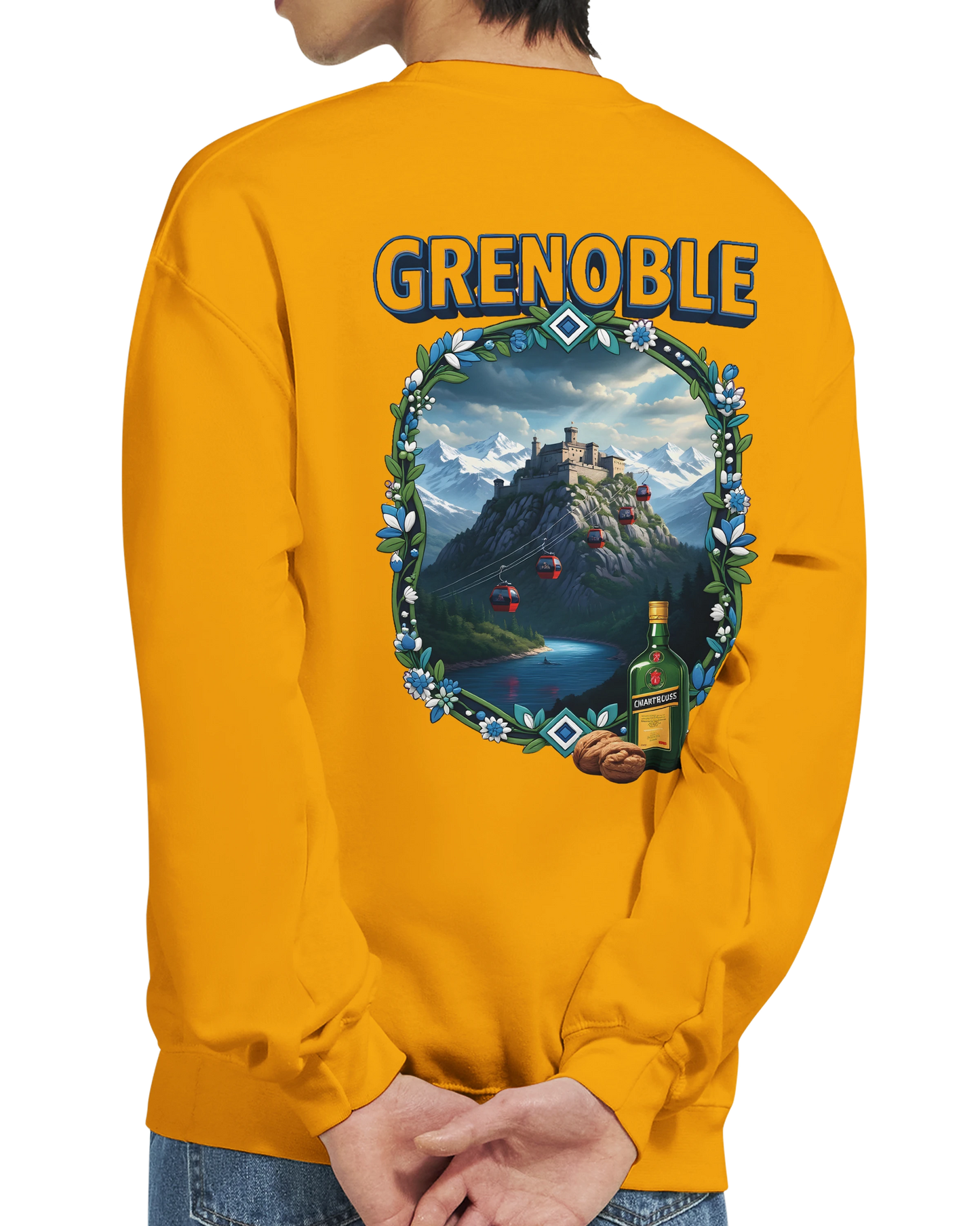 Sweat-shirt unisexe Grenoble – Style urbain premium