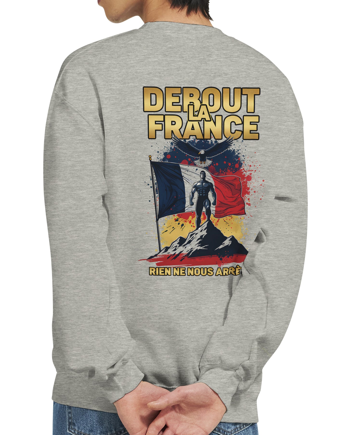 Sweat-shirt Debout La France - Confort Premium et Design Classique