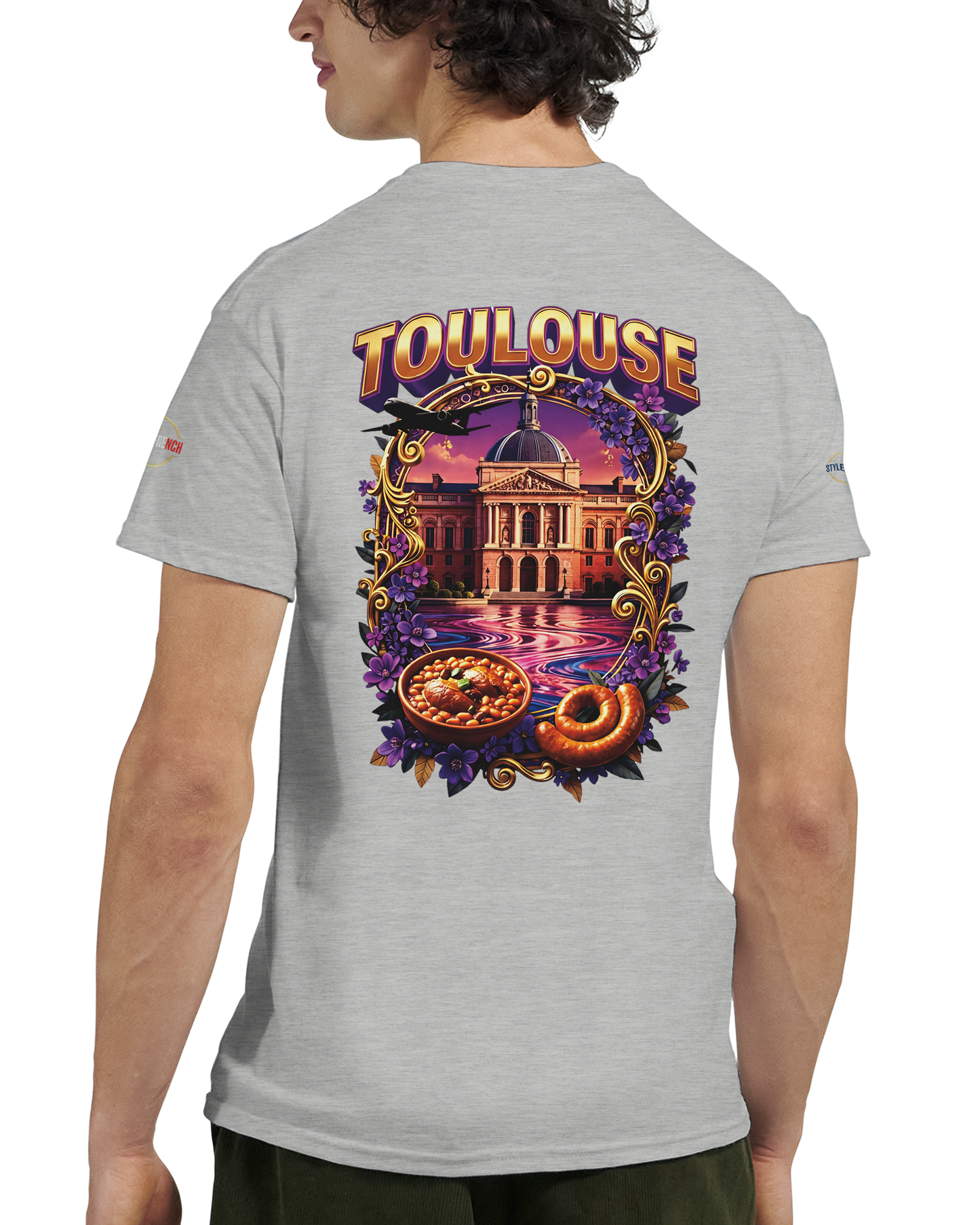 T-Shirt Unisexe Toulouse France – T-Shirt en Coton Premium à Coupe Classique