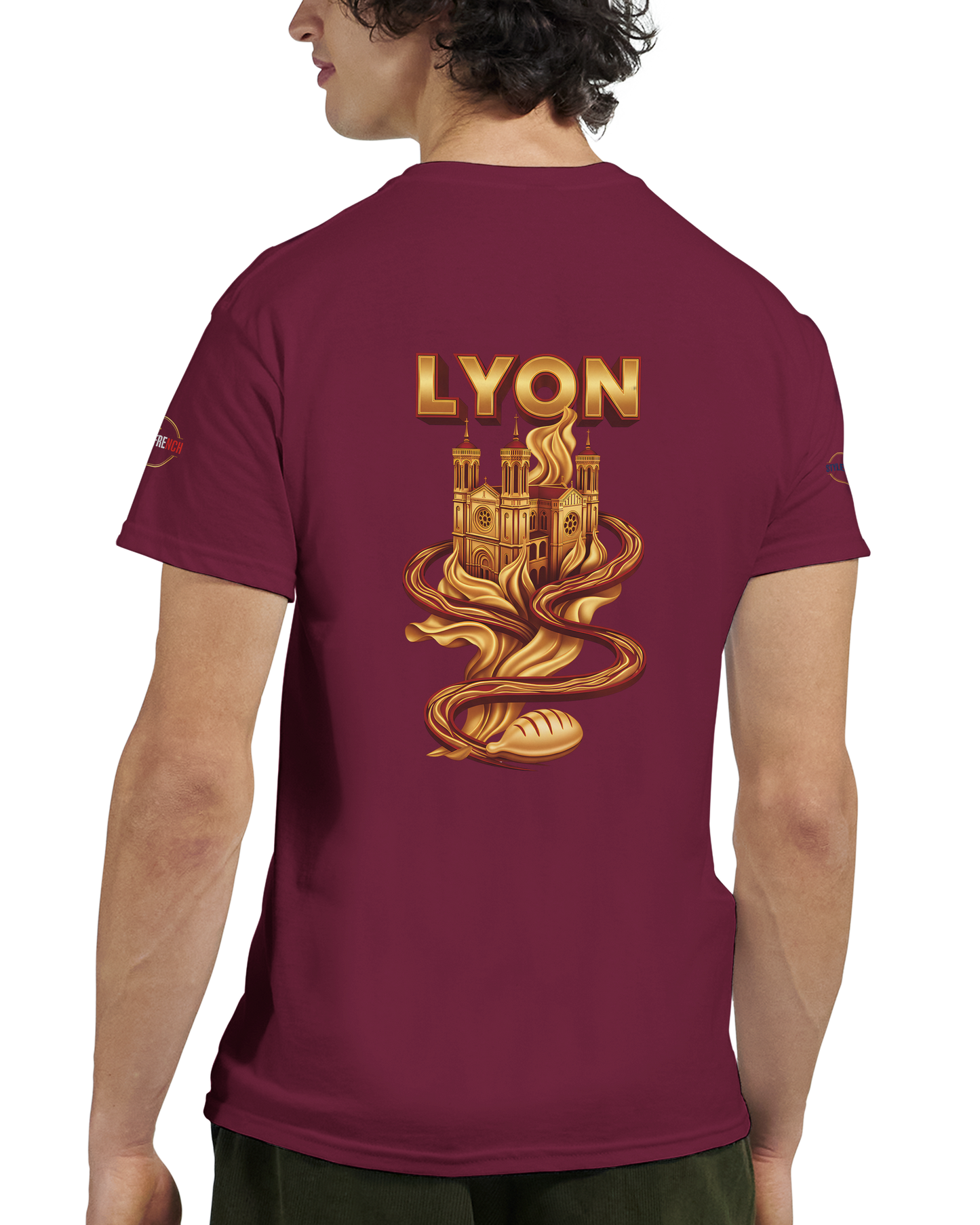 T-Shirt Unisexe Lyon - Design Ville de France - 100% Coton